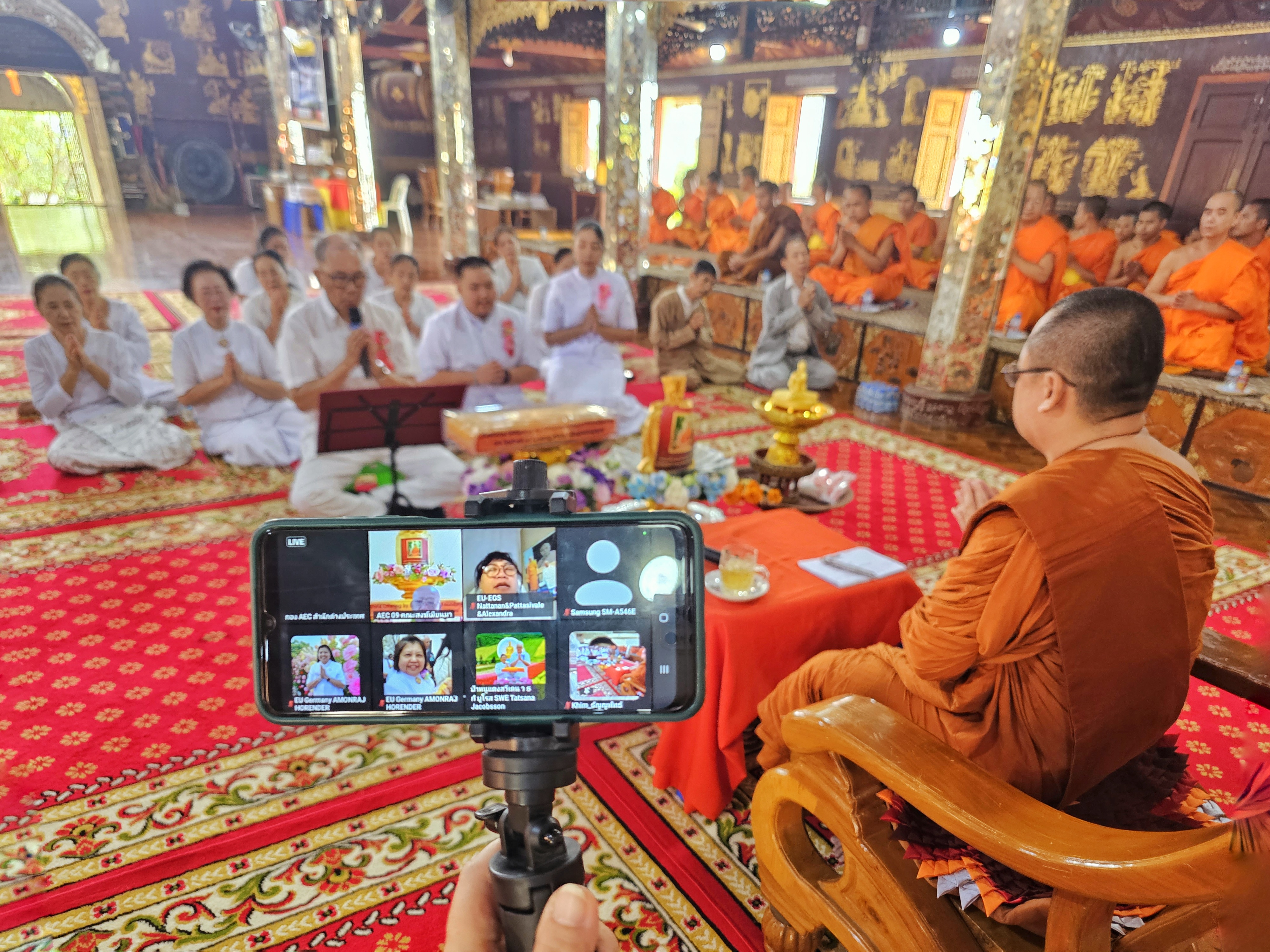 พิธีทอดกฐินเชื่อมใจ 2 แผ่นดิน ณ เขมรัฐนครเชียงตุง เมียนมา