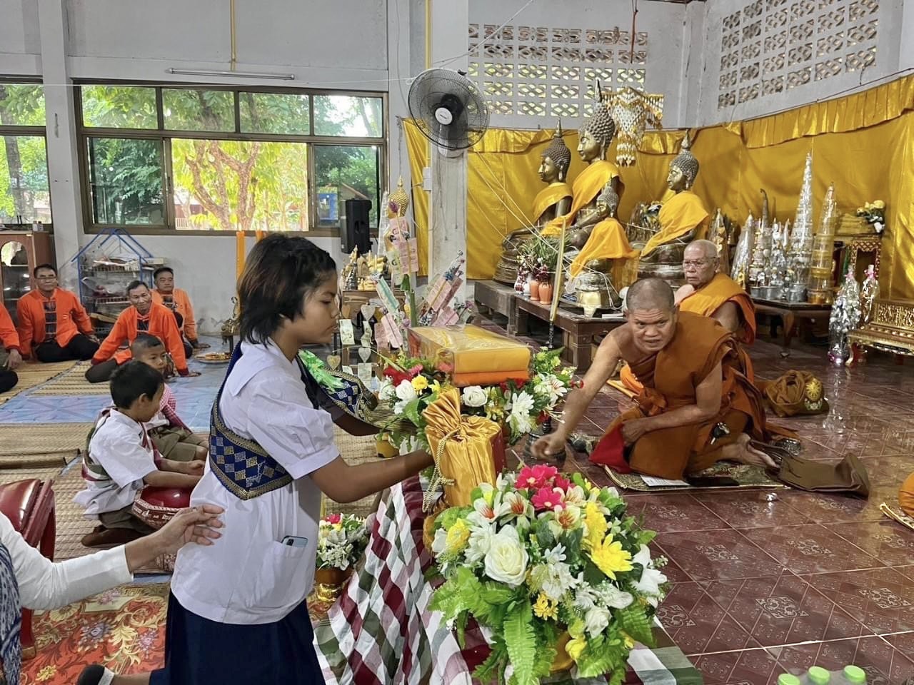 กฐินสัมฤทธิ์เด็กดี V-Star โรงเรียนกำแมดคำเจริญ จ.อุดรธานี