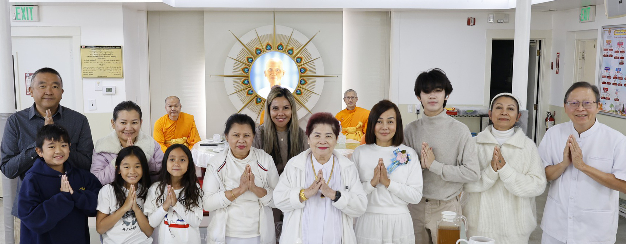 วัดพระธรรมกายบอสตัน จัดงานบุญวันอาทิตย์