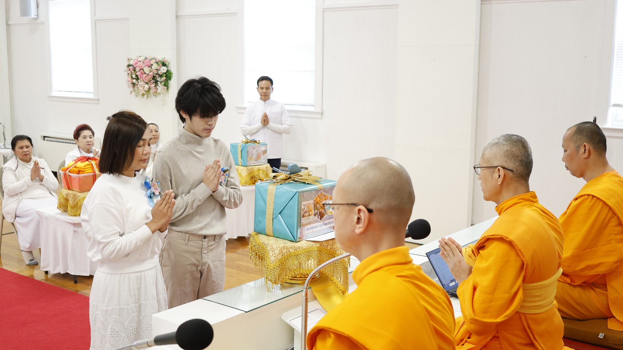 วัดพระธรรมกายบอสตัน จัดงานบุญวันอาทิตย์