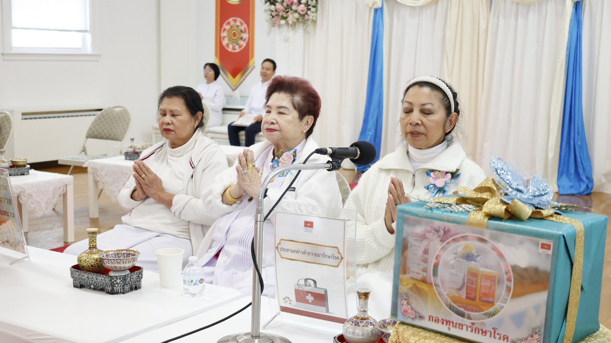 วัดพระธรรมกายบอสตัน จัดงานบุญวันอาทิตย์