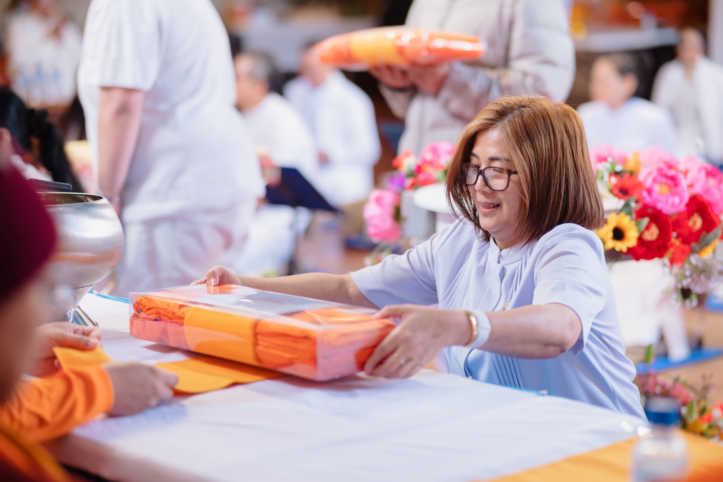 วัดพระธรรมกายเวลลิงตัน จัดพิธีทอดผ้าป่าบริวารกฐิน