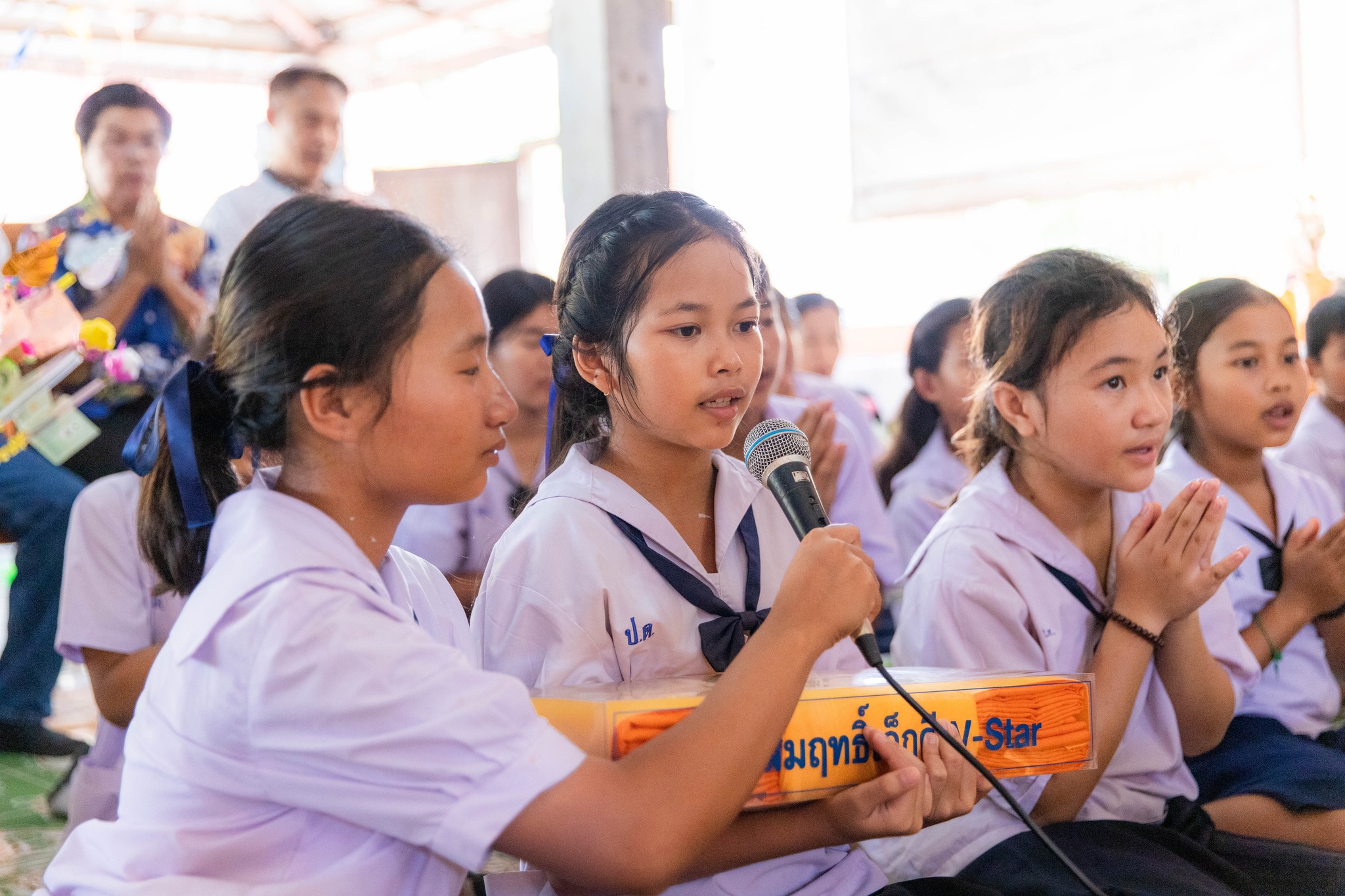 กฐินสัมฤทธิ์เด็กดี V-Star โรงเรียนบ้านโป่งดู่ประชาอุทิศ จ.กำแพงเพชร