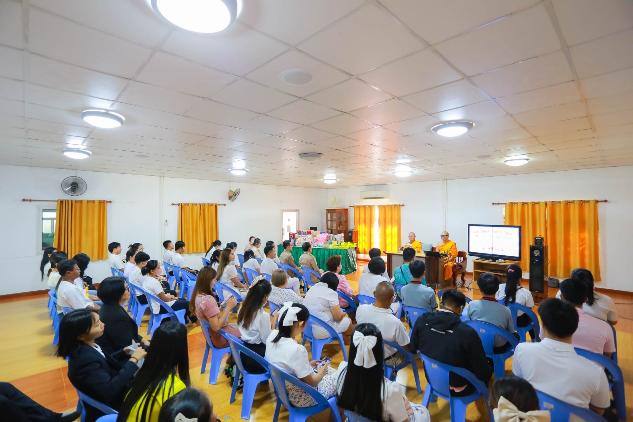  กิจกรรมวันรวมพลังเด็กดี V-Star ผู้นำฟื้นฟูศีลธรรมโลก ครั้งที่ 17 จ.สระแก้ว