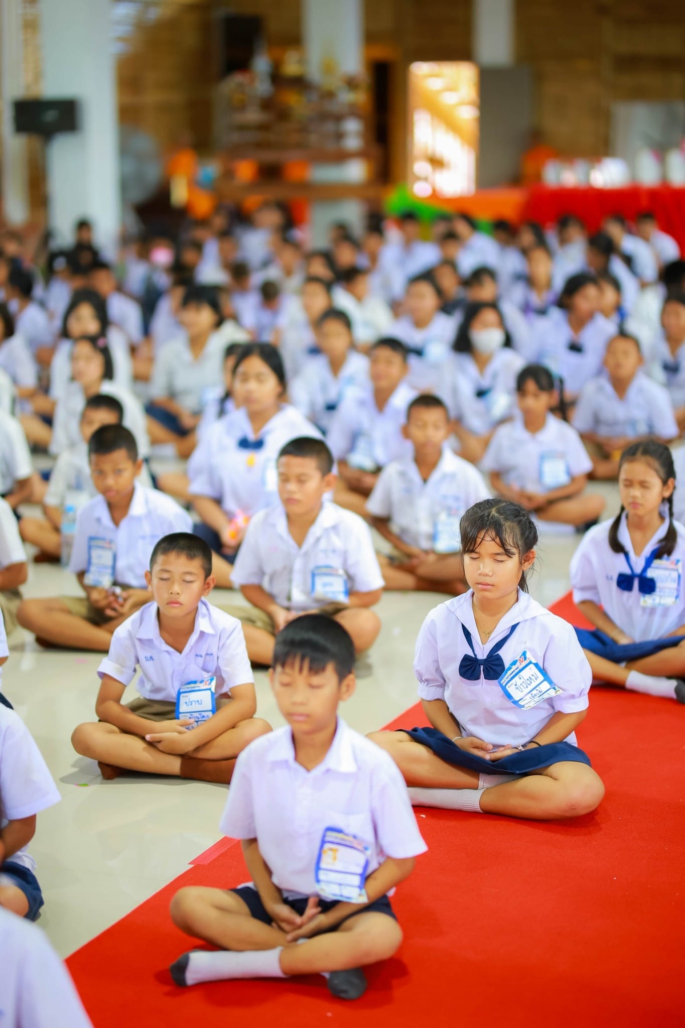  กิจกรรมวันรวมพลังเด็กดี V-Star ผู้นำฟื้นฟูศีลธรรมโลก ครั้งที่ 17 จ.สระแก้ว