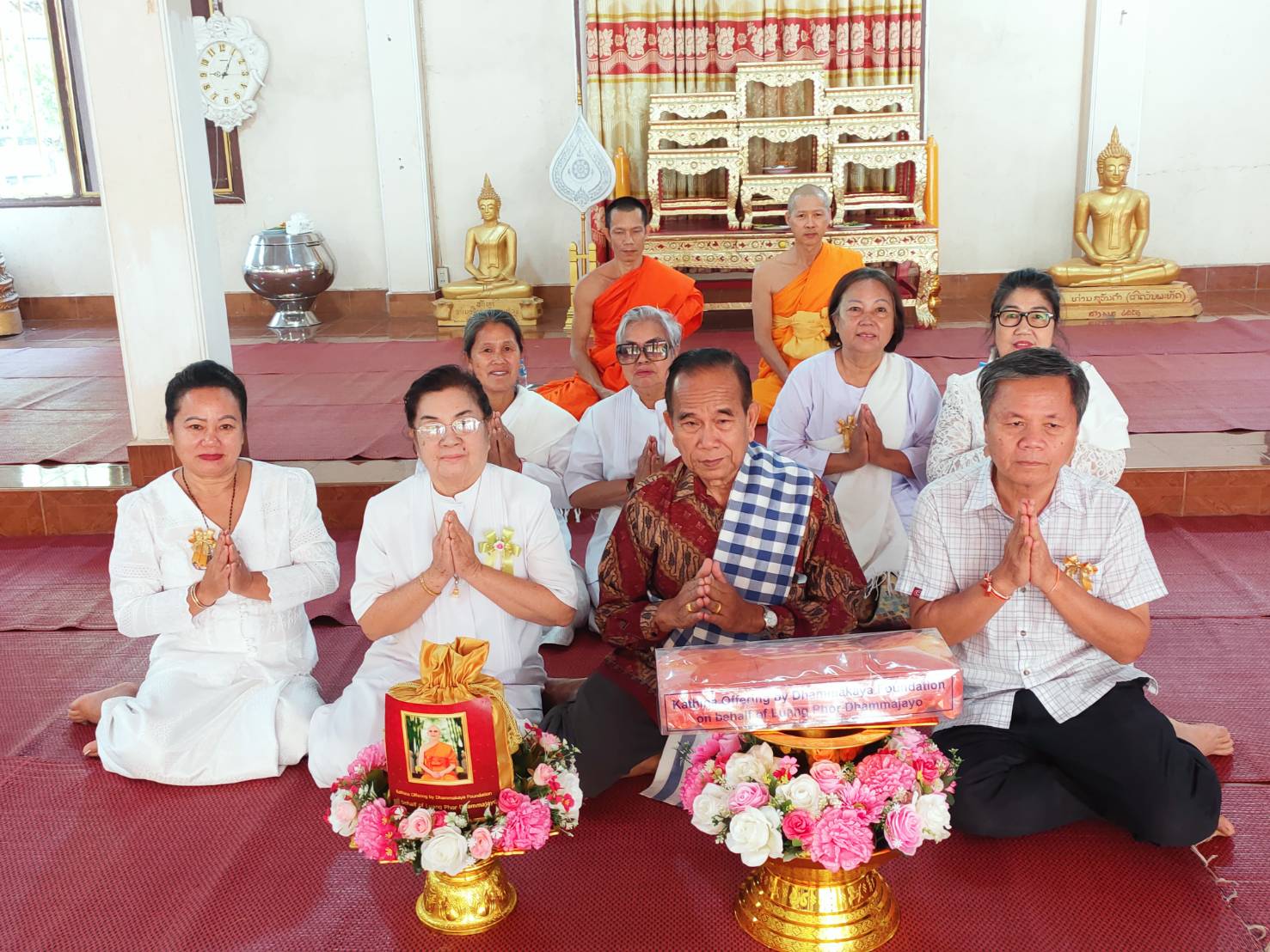 วัดพระธรรมกายร่วมถวายกฐินสมทบที่สาธารณรัฐประชาธิปไตยประชาชนลาว รอบที่ 2 ณ วัดสีสวาดพุทธาราม