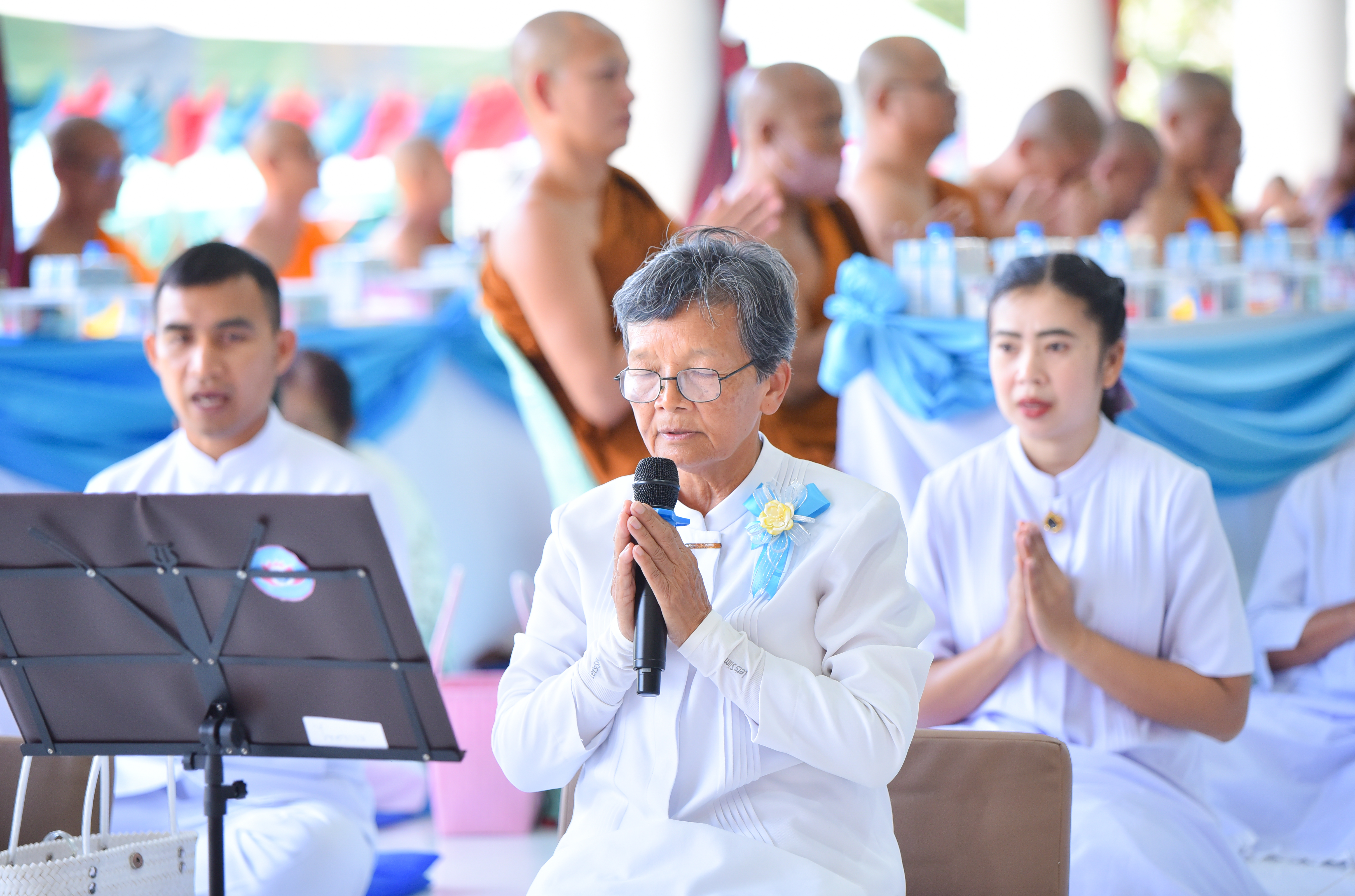 ธุดงคสถานอำนาจเจริญ จัดพิธีถวายมหาสังฆทาน 348 วัด