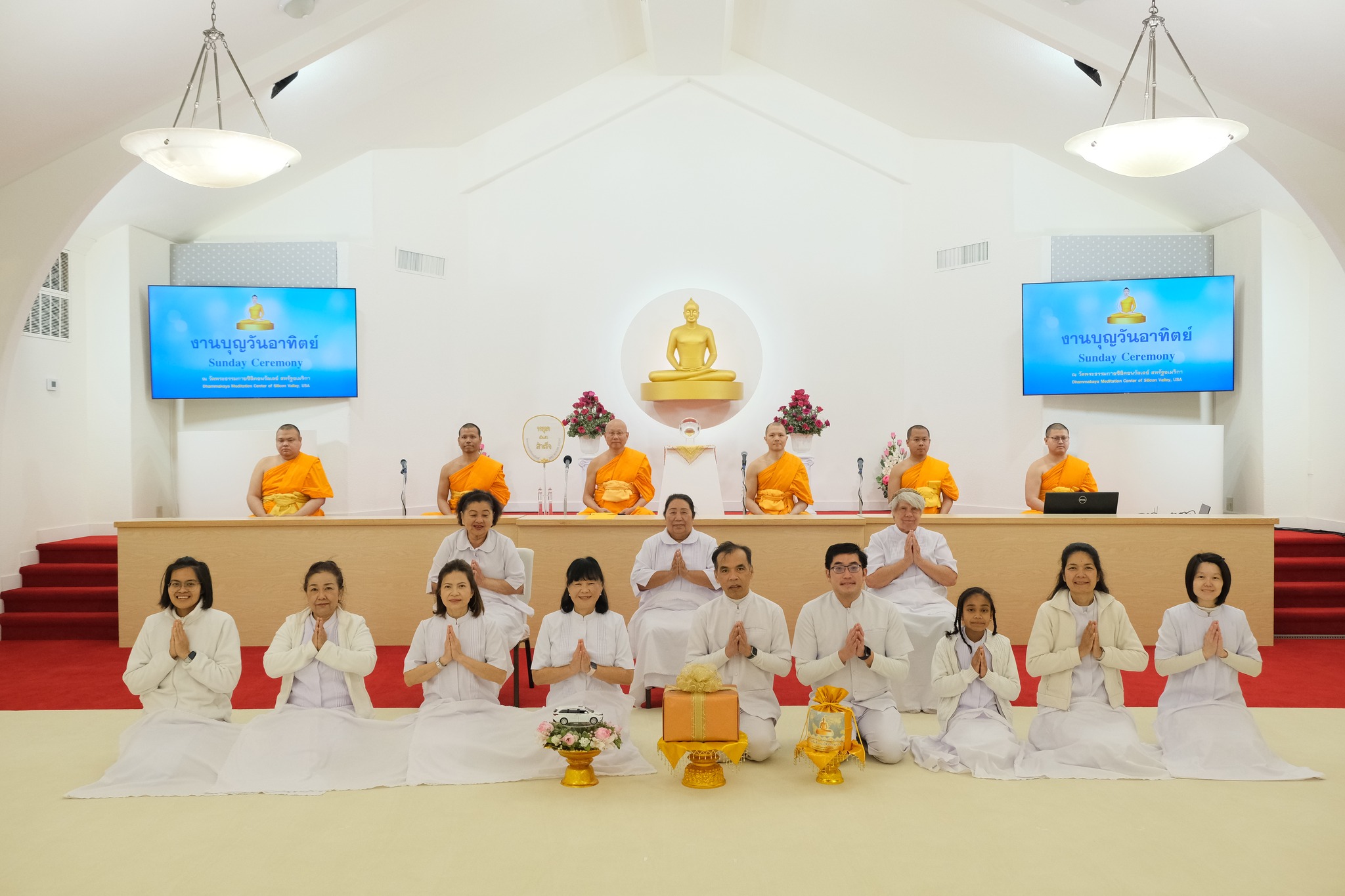 วัดพระธรรมกายซิลิคอนวัลเลย์ จัดกิจกรรมงานบุญวันอาทิตย์
