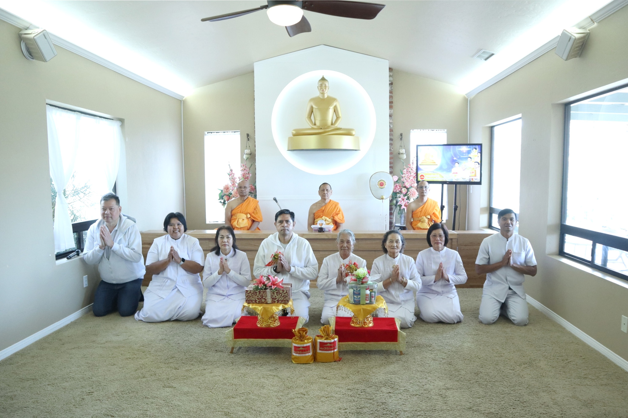 วัดภาวนาซานดิเอโก จัดกิจกรรมงานบุญวันอาทิตย์