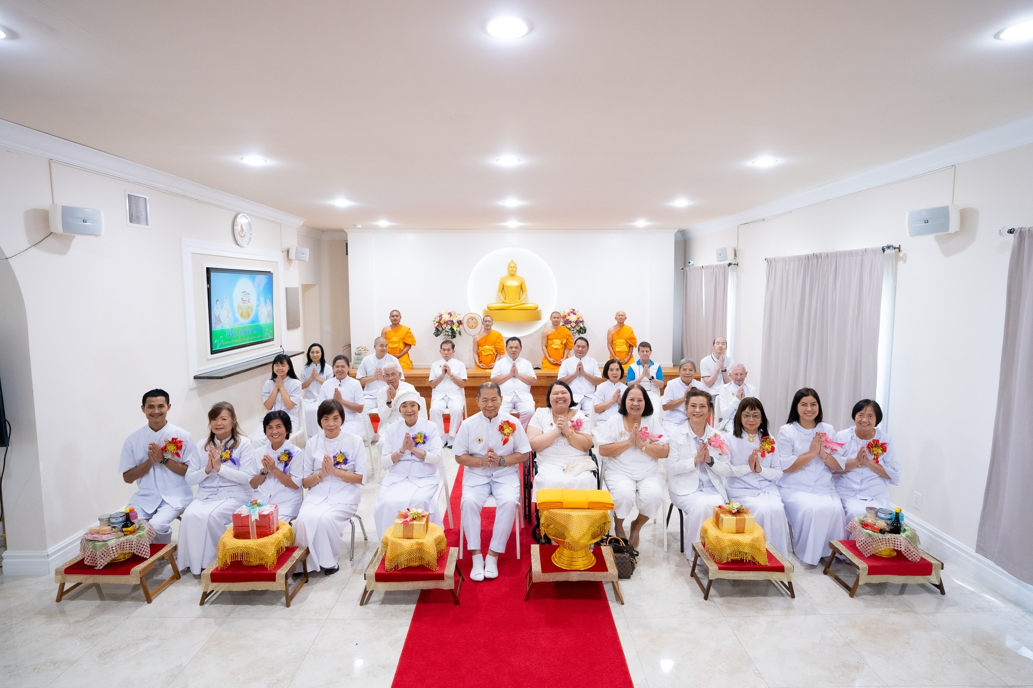 วัดพระธรรมกายปาล์มบีช จัดงานบุญวันอาทิตย์