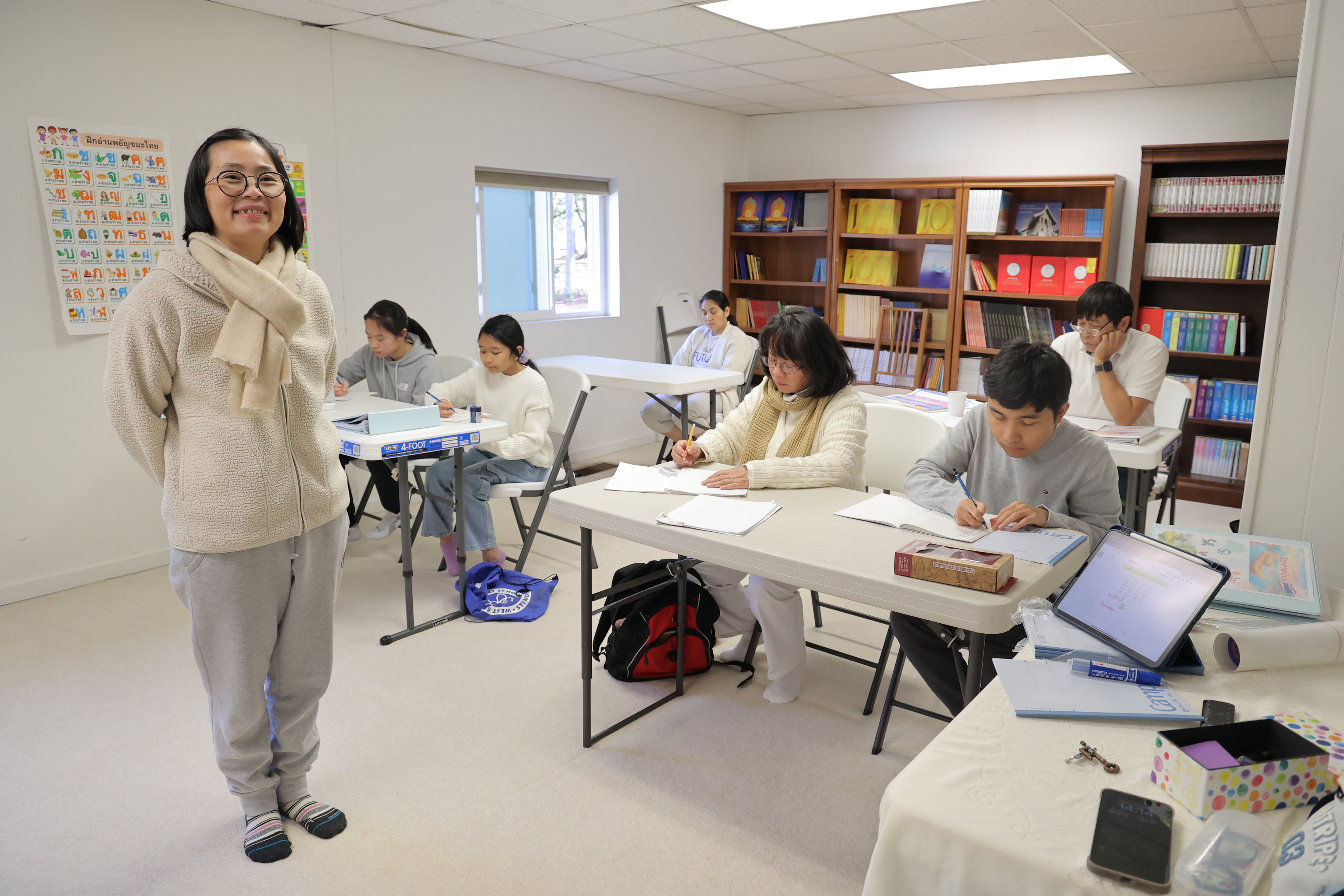 วัดพระธรรมกายจอร์เจีย จัดงานบุญวันอาทิตย์