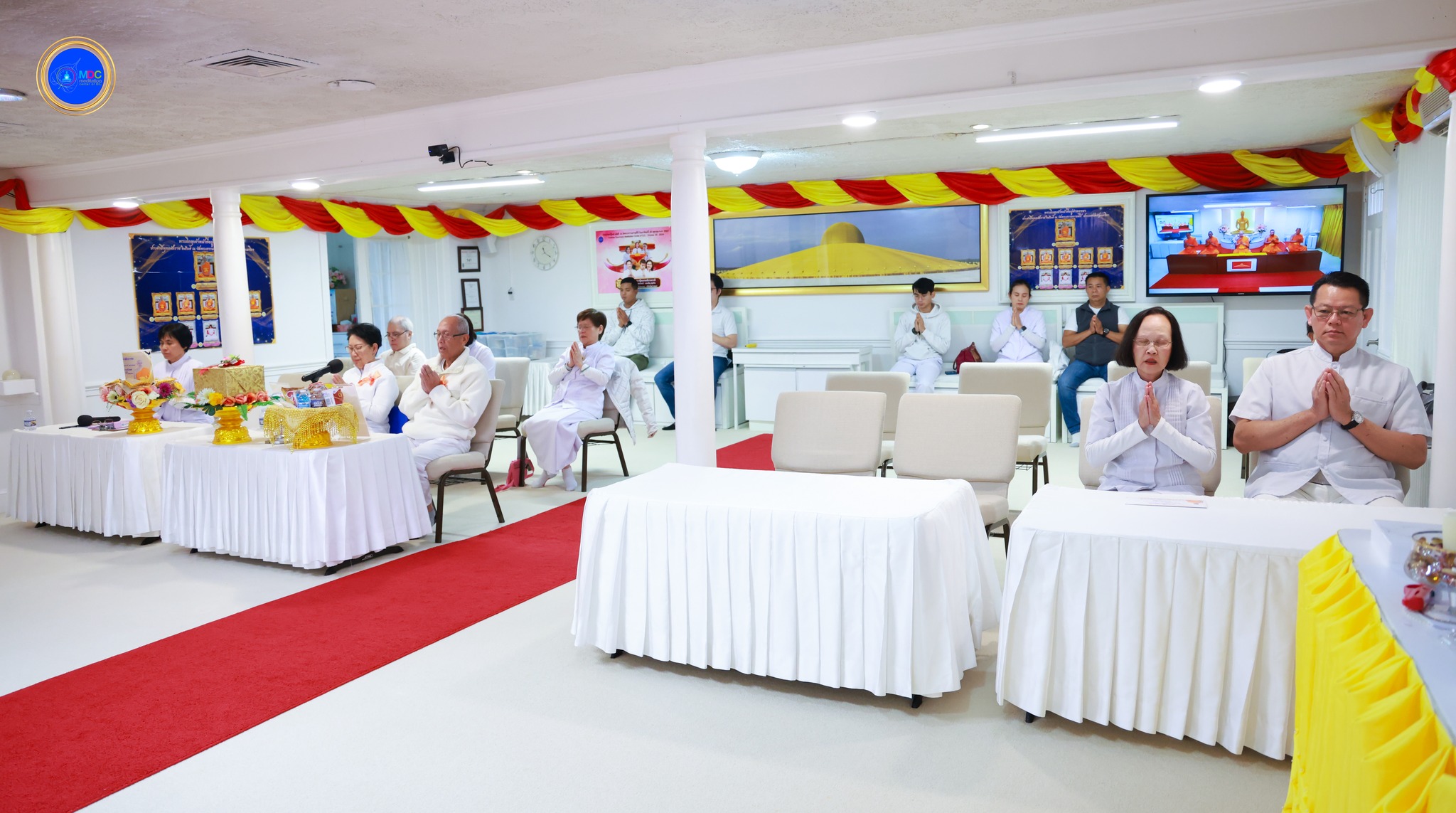 วัดพระธรรมกายดีซี จัดงานบุญวันอาทิตย์