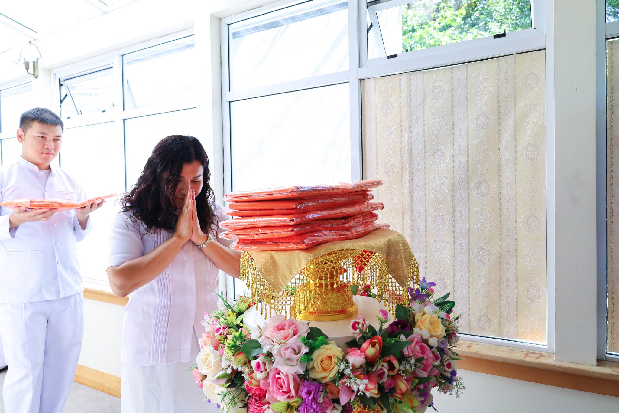 วัดพระธรรมกายดันนีดิน จัดงานบุญบูชาข้าวพระ