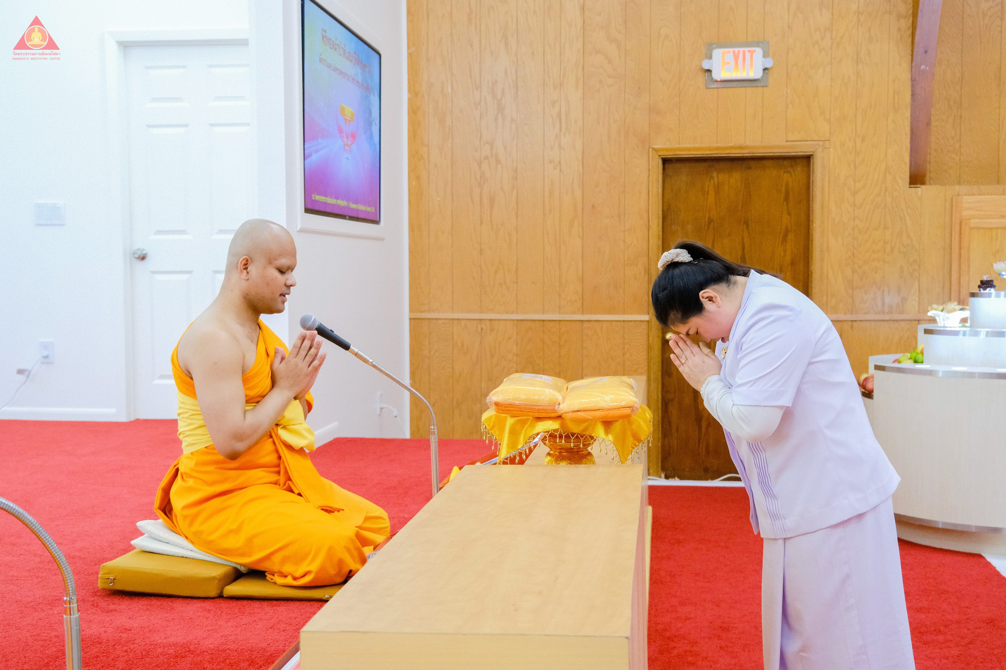 วัดพระธรรมกายมินเนโซตา จัดงานบุญบูชาข้าวพระ