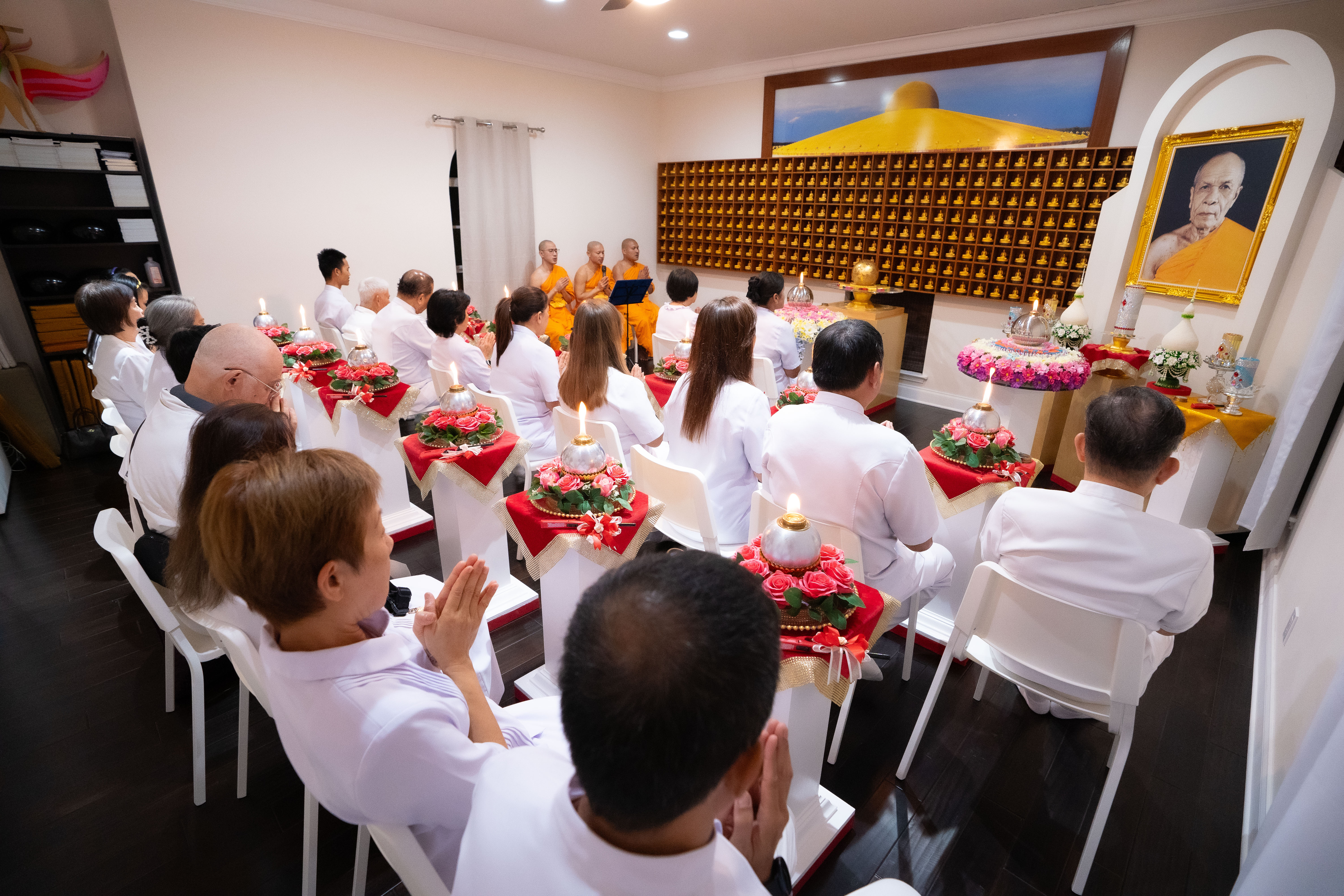 วัดพระธรรมกายปาล์มบีช จัดงานบุญบูชาข้าวพระ