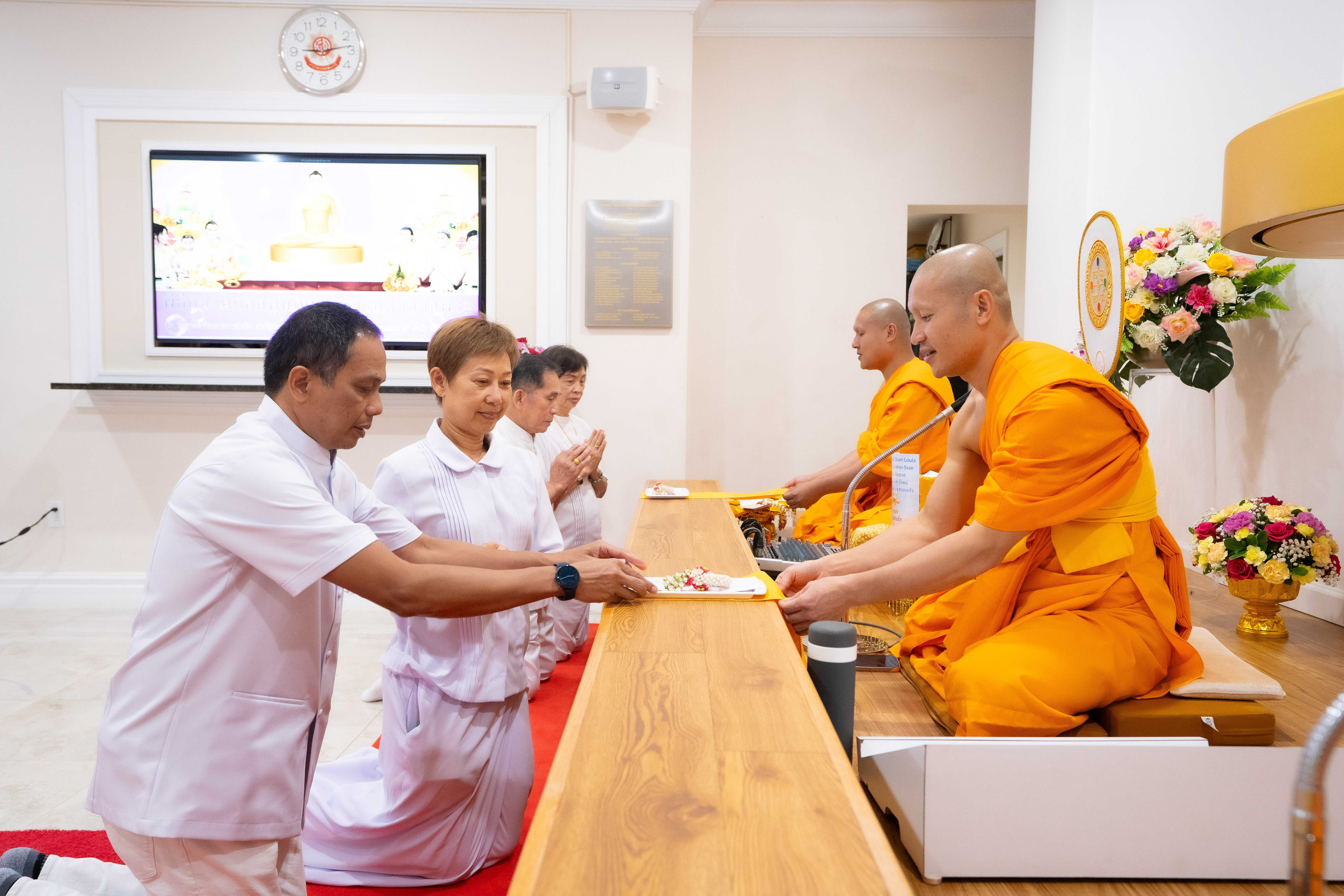 วัดพระธรรมกายปาล์มบีช จัดงานบุญบูชาข้าวพระ