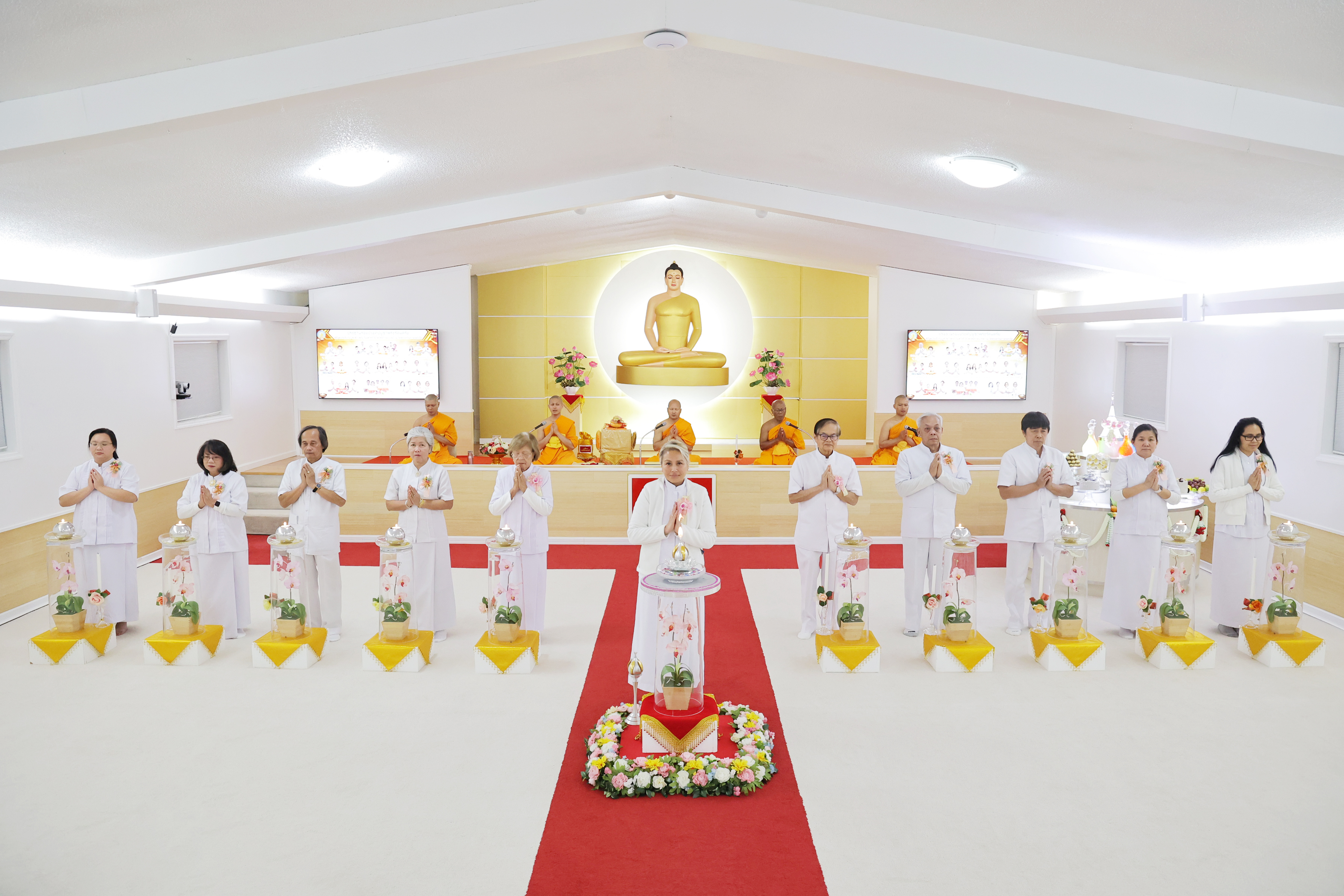 วัดพระธรรมกายจอร์เจีย จัดงานบุญบูชาข้าวพระ