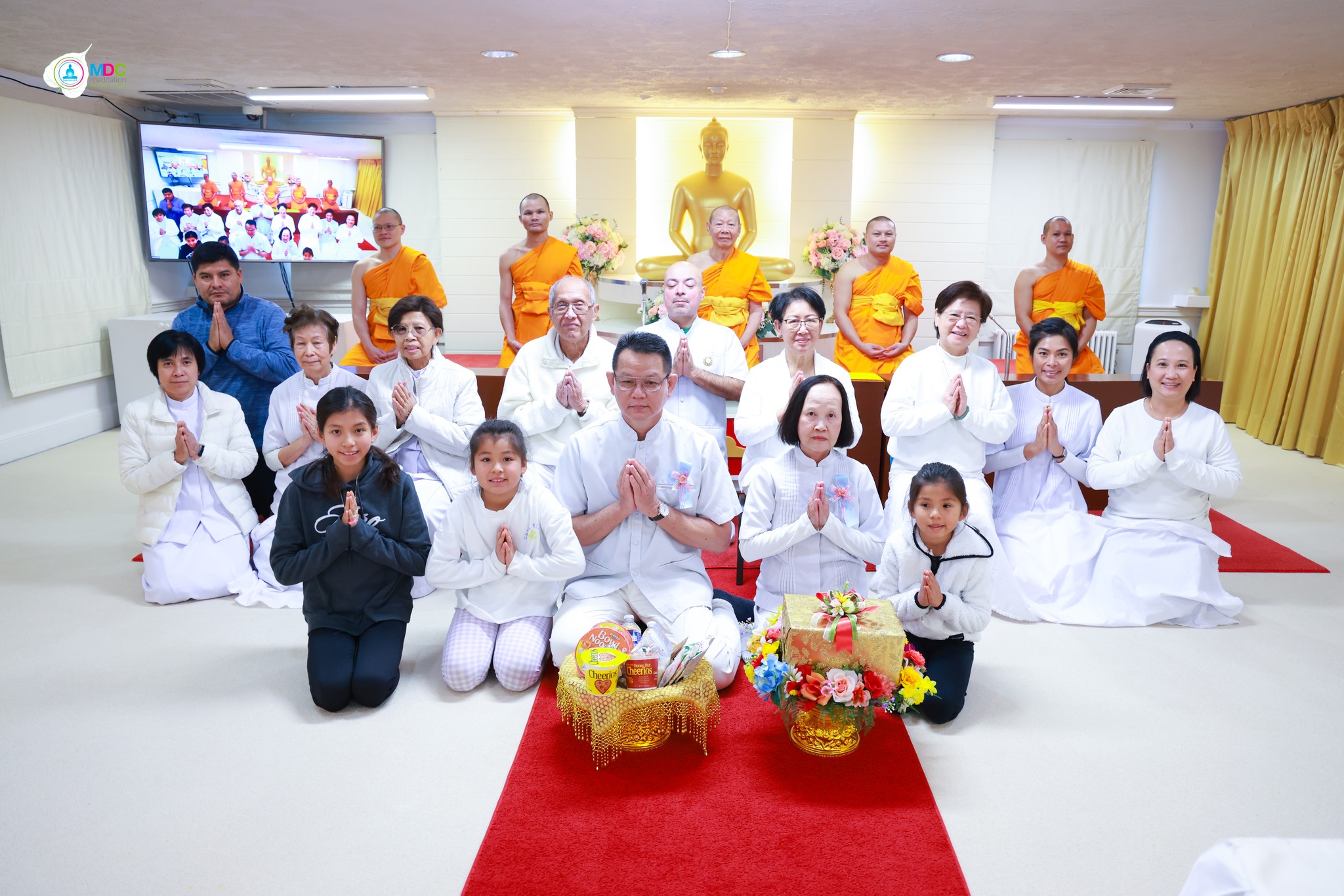 วัดพระธรรมกายดีซี จัดงานบุญวันอาทิตย์