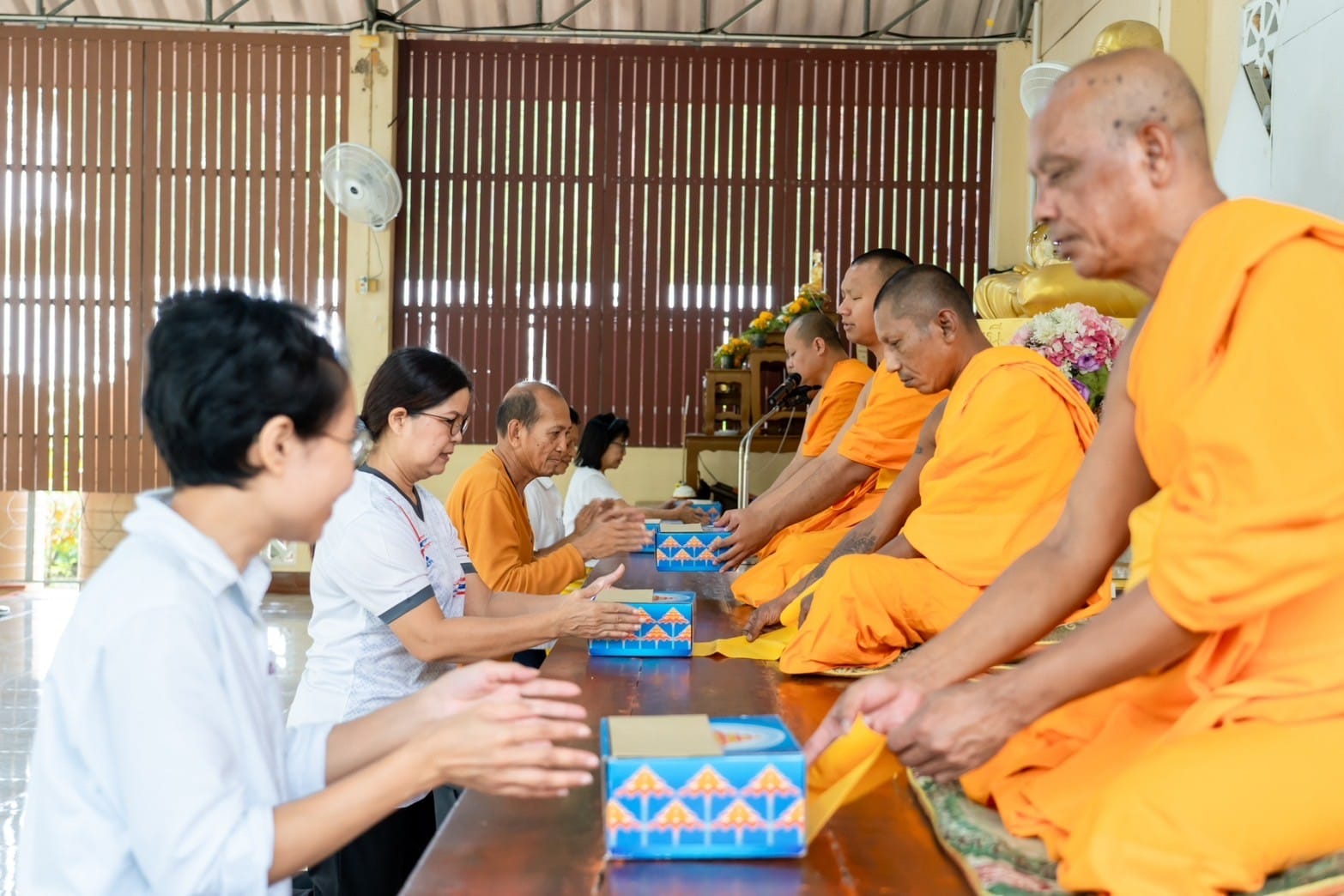 ที่พักสงฆ์บ้านร่มเย็น จัดพิธีบุพเปตพลี