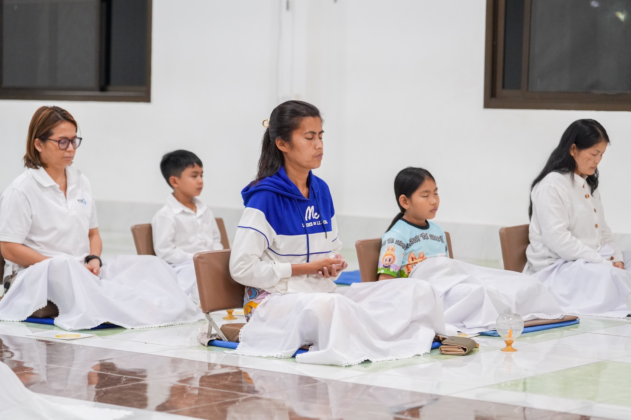 ศูนย์ปฏิบัติธรรมสุราษฎร์ธานี จัดกิจกรรมงานบุญวันพระ