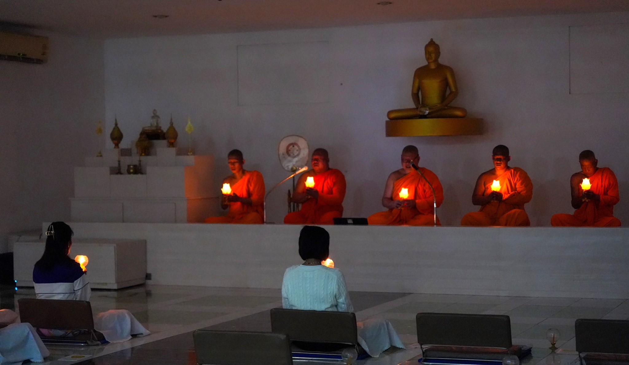 ศูนย์ปฏิบัติธรรมสุราษฎร์ธานี จัดกิจกรรมงานบุญวันพระ