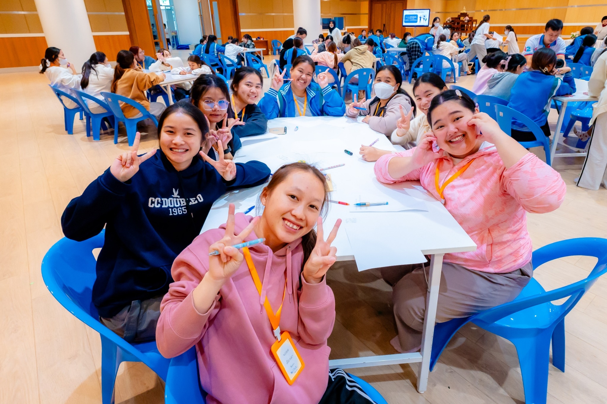 โครงการปฏิบัติธรรมเพื่อให้เกิดสติ ปัญญาและสันติสุข ปีที่ 2 มหาวิทยาลัยนานาชาติเซนต์เทเรซา