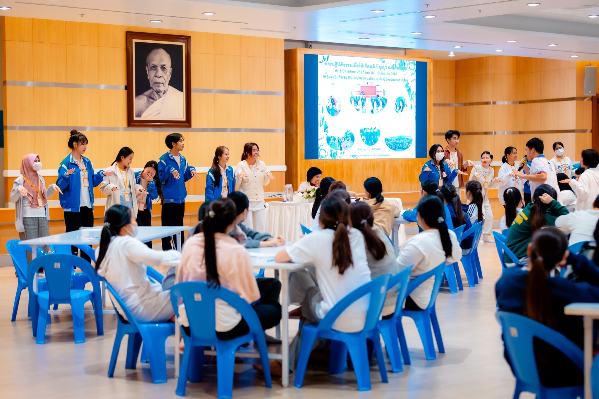 โครงการปฏิบัติธรรมเพื่อให้เกิดสติ ปัญญาและสันติสุข ปีที่ 2 มหาวิทยาลัยนานาชาติเซนต์เทเรซา