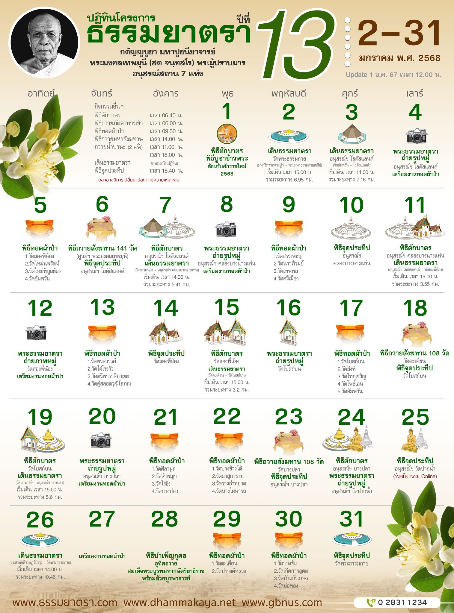 ธรรมยาตรา ปีที่ 13