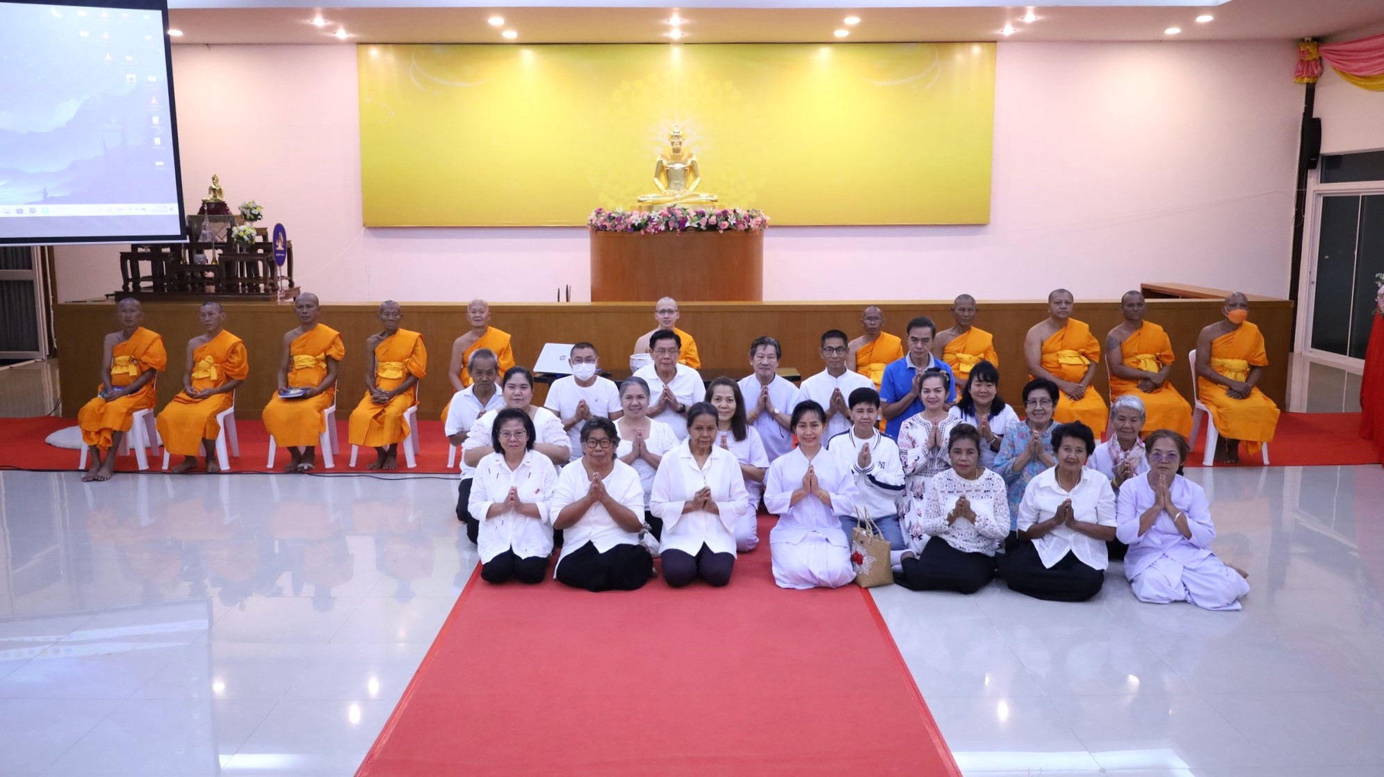 ศูนย์ปฏิบัติธรรมฉะเชิงเทรา (บุปผา สวัสดี) จัดโครงการปฏิบัติธรรมสุดสัปดาห์