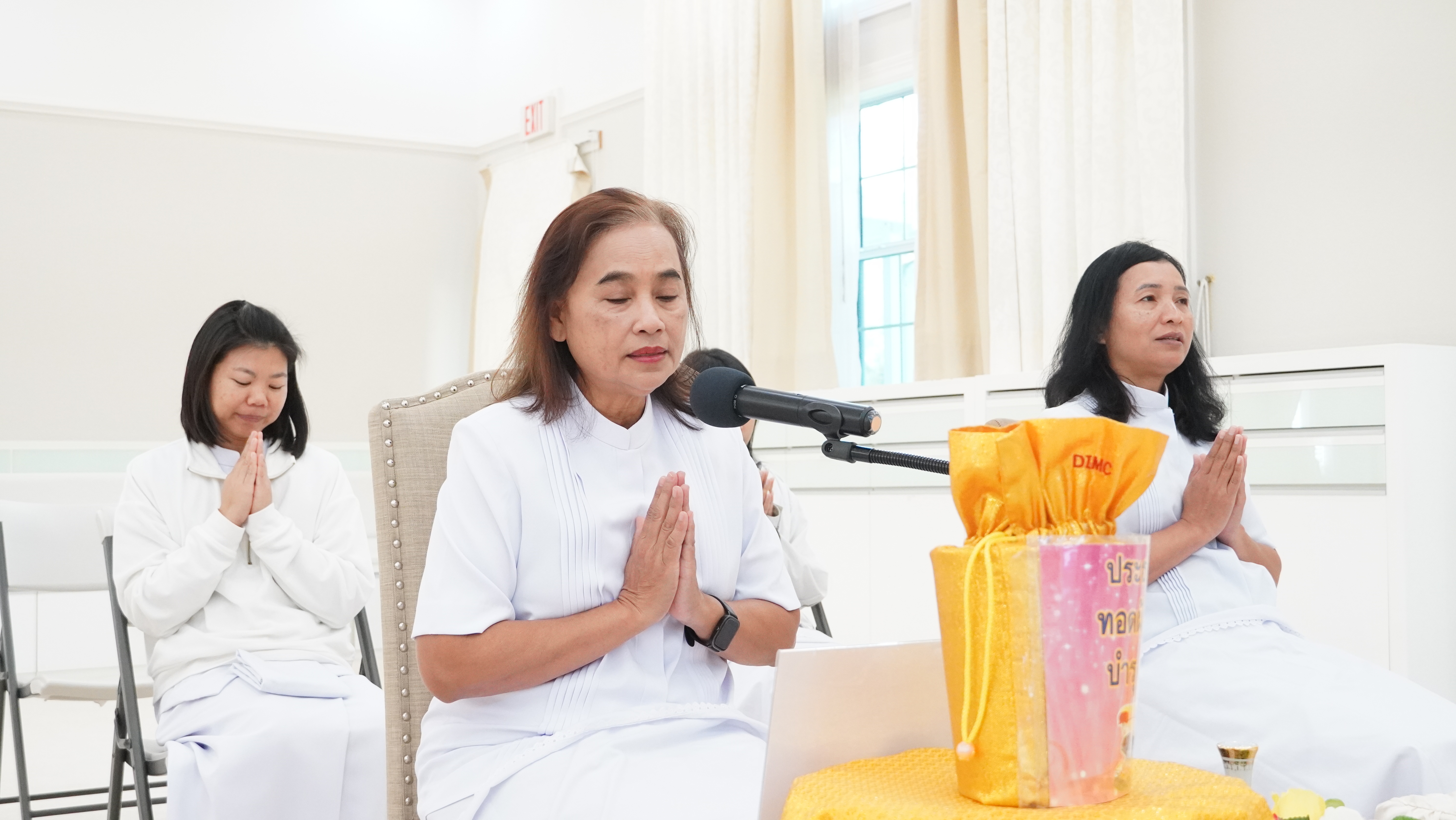 วัดพระธรรมกายฟลอริดา จัดพิธีมุทิตาอายุวัฒนมงคล 84 ปี หลวงพ่อทัตตชีโว