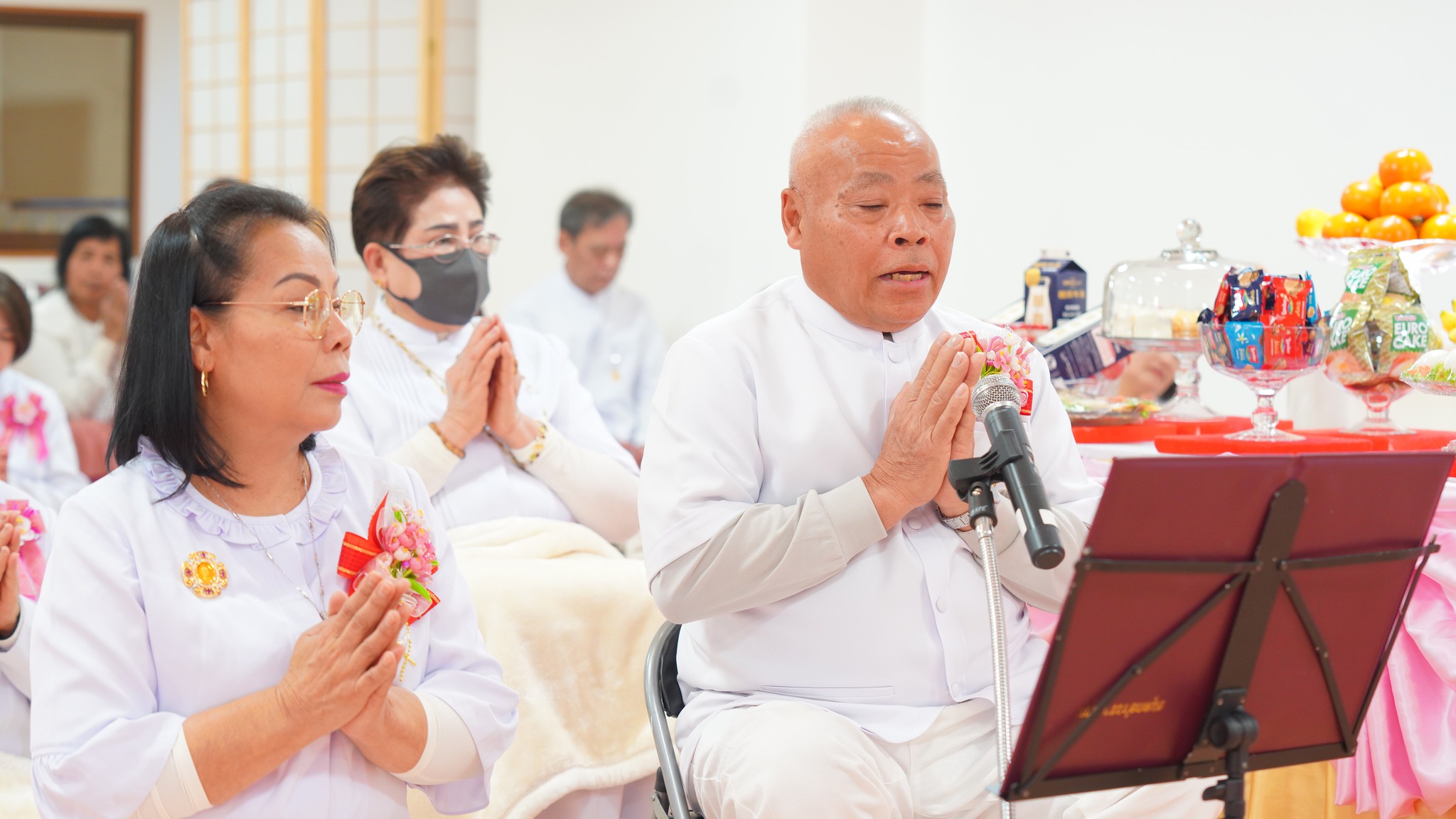 วัดพระธรรมกายโอซาก้า จัดงานบุญบูชาข้าวพระ