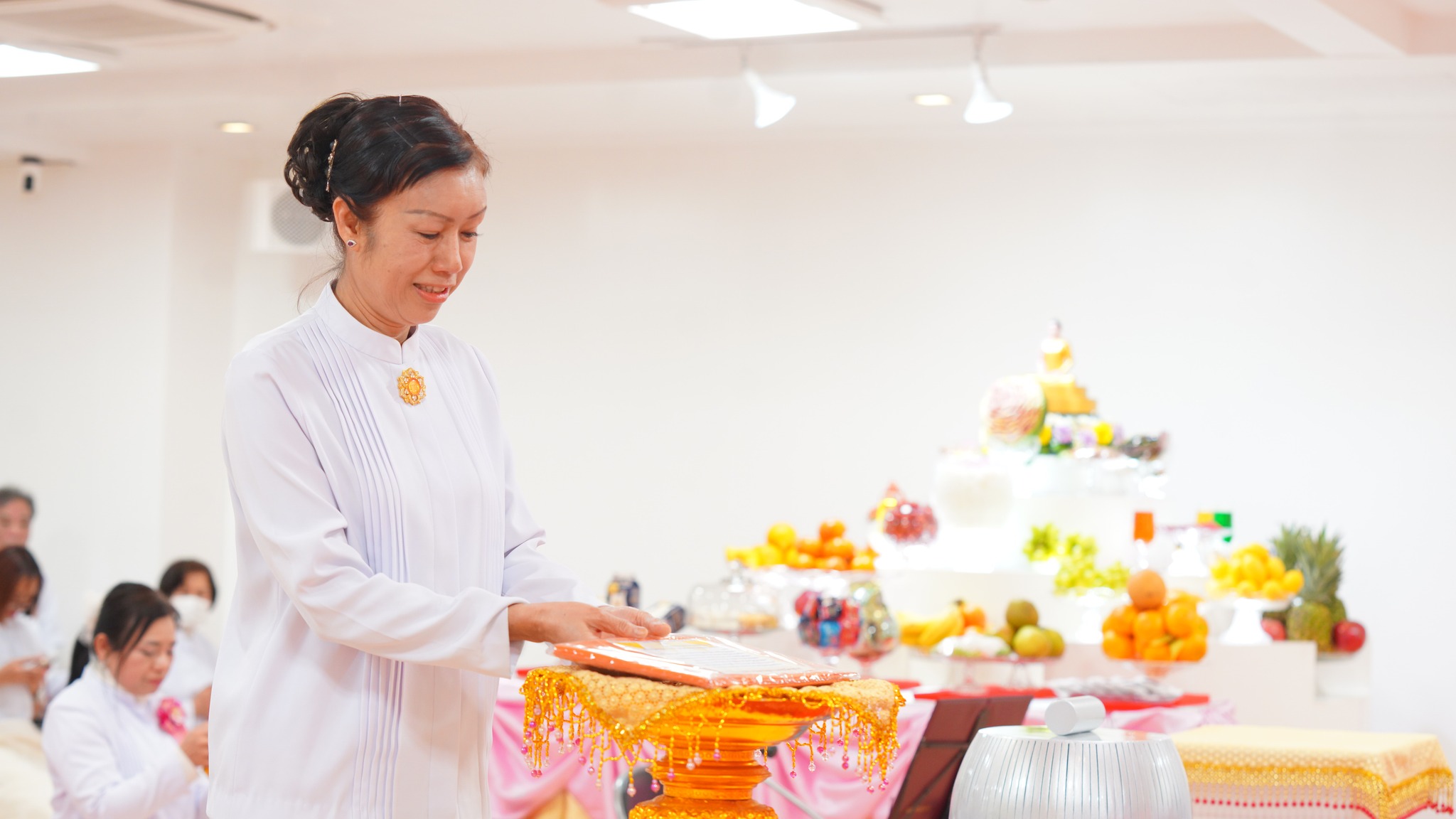 วัดพระธรรมกายโอซาก้า จัดงานบุญบูชาข้าวพระ