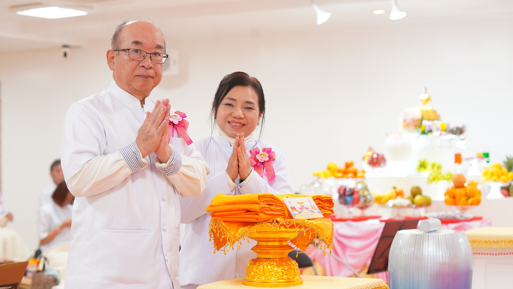วัดพระธรรมกายโอซาก้า จัดงานบุญบูชาข้าวพระ