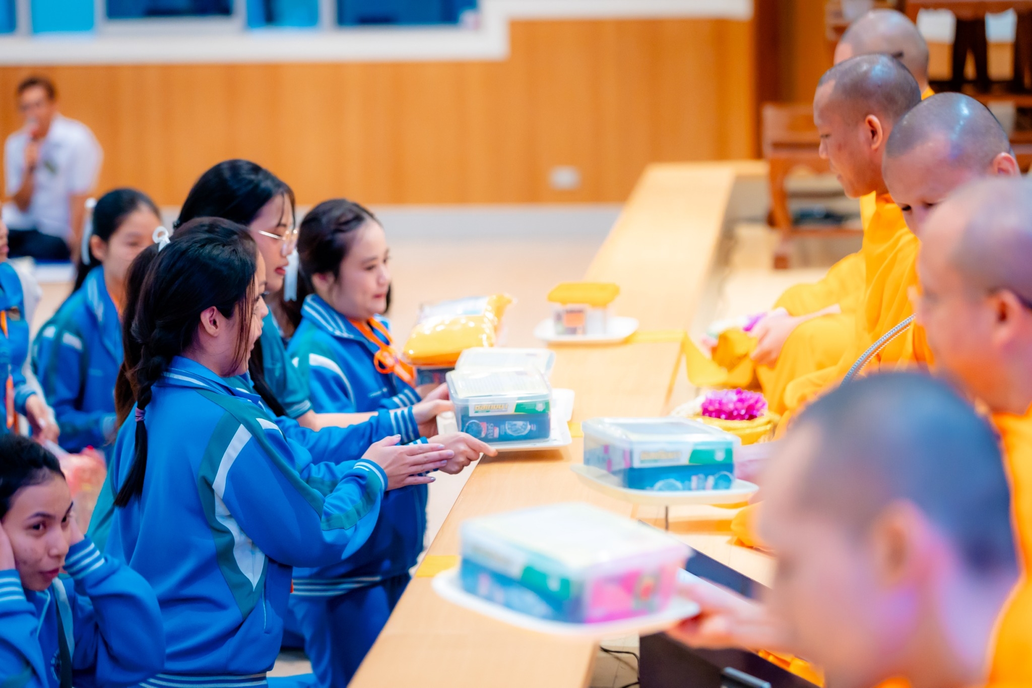 โครงการปฏิบัติธรรมเพื่อให้เกิดสติ ปัญญาและสันติสุข ปีที่ 2 มหาวิทยาลัยนานาชาติเซนต์เทเรซา