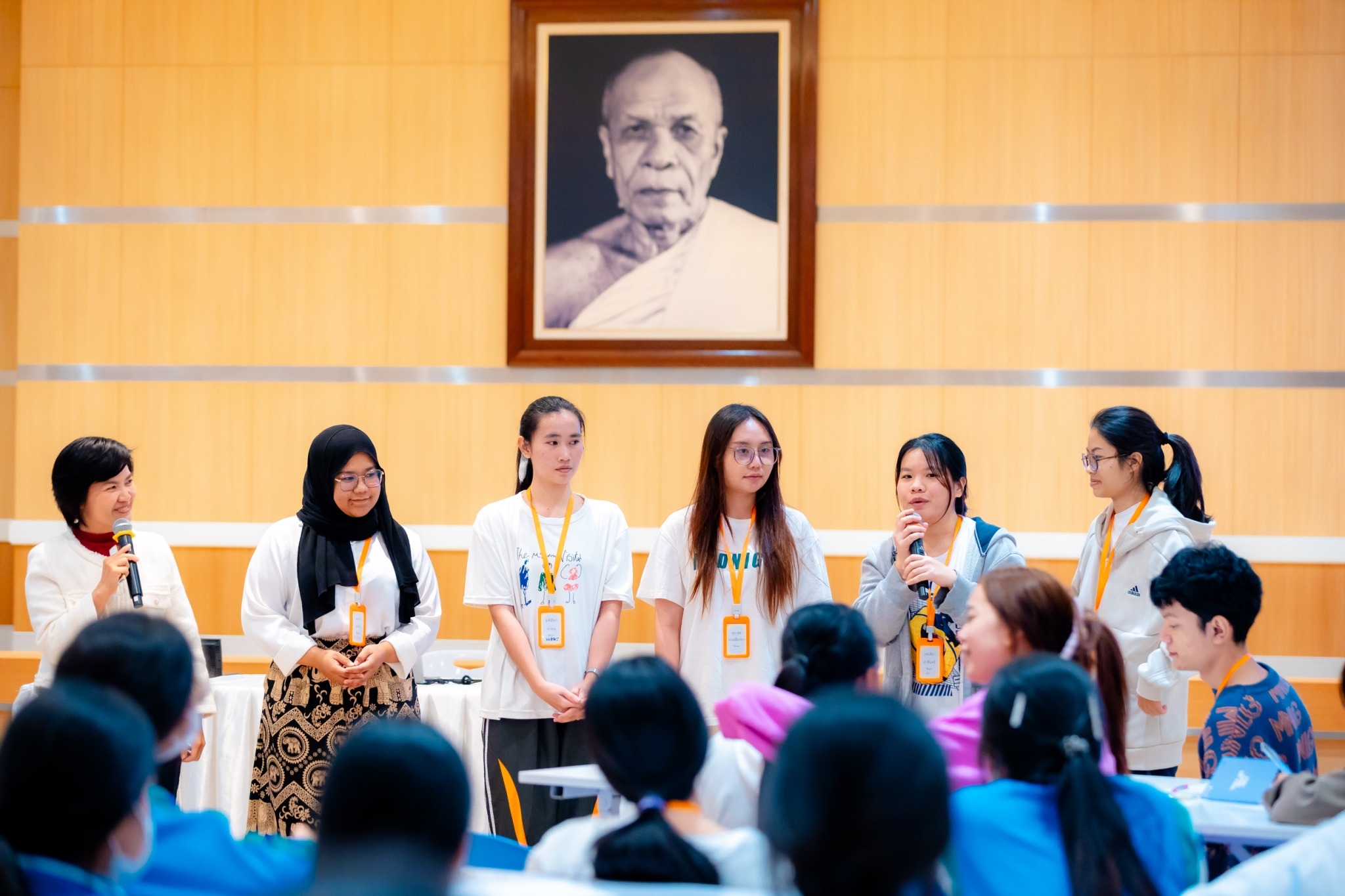 โครงการปฏิบัติธรรมเพื่อให้เกิดสติ ปัญญาและสันติสุข ปีที่ 2 มหาวิทยาลัยนานาชาติเซนต์เทเรซา