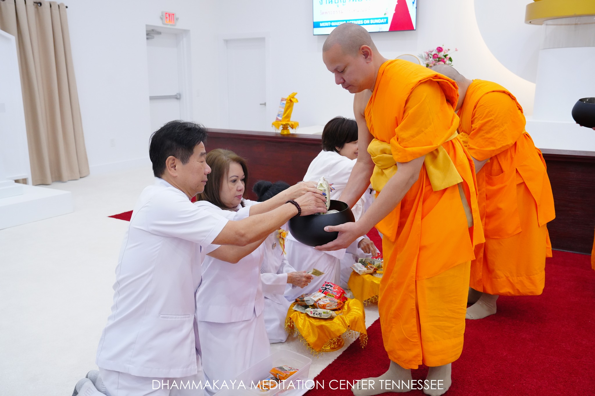 กิจกรรมงานบุญวันอาทิตย์ ณ วัดพระธรรมกายเทนเนสซี