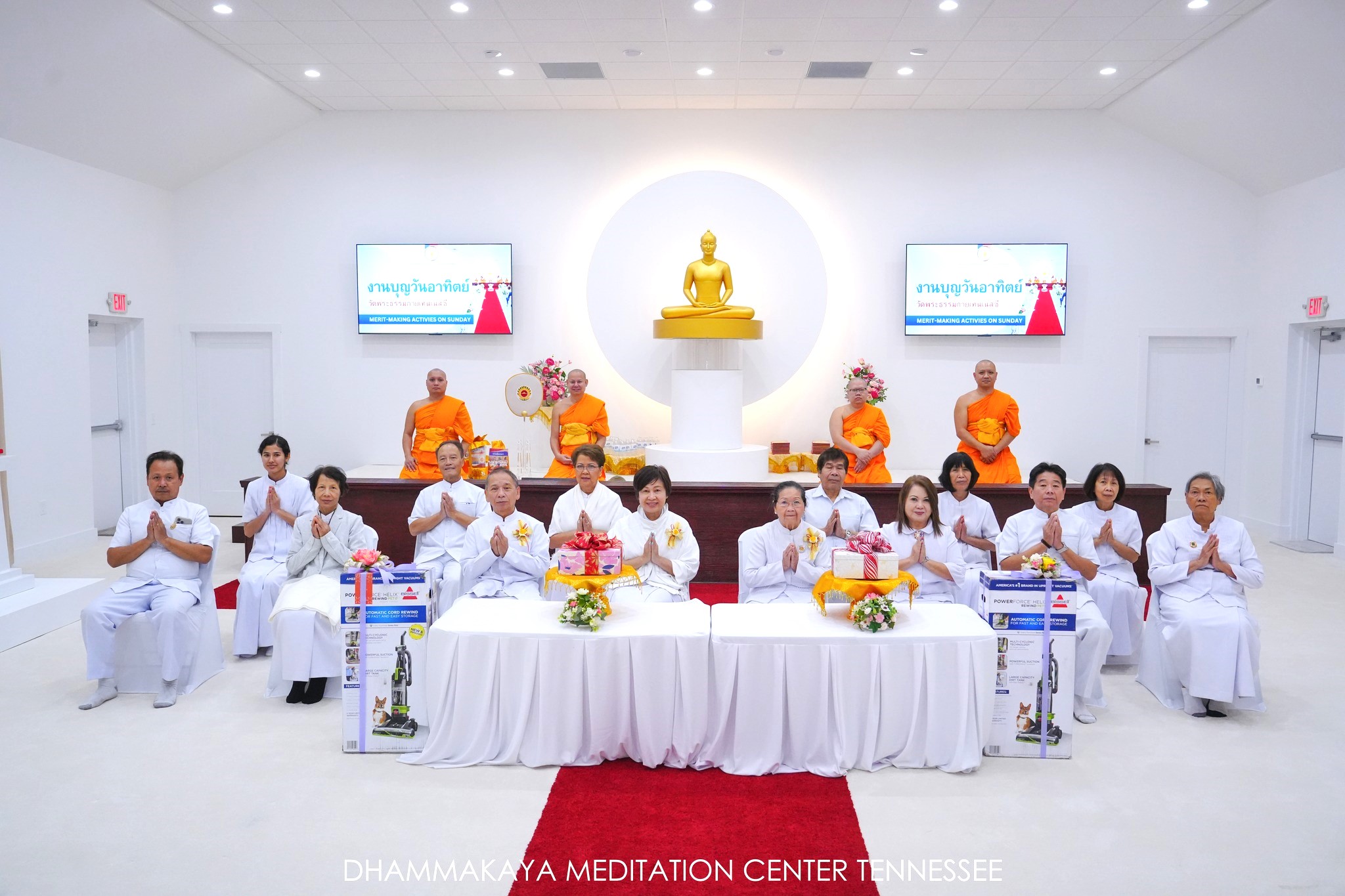 กิจกรรมงานบุญวันอาทิตย์ ณ วัดพระธรรมกายเทนเนสซี