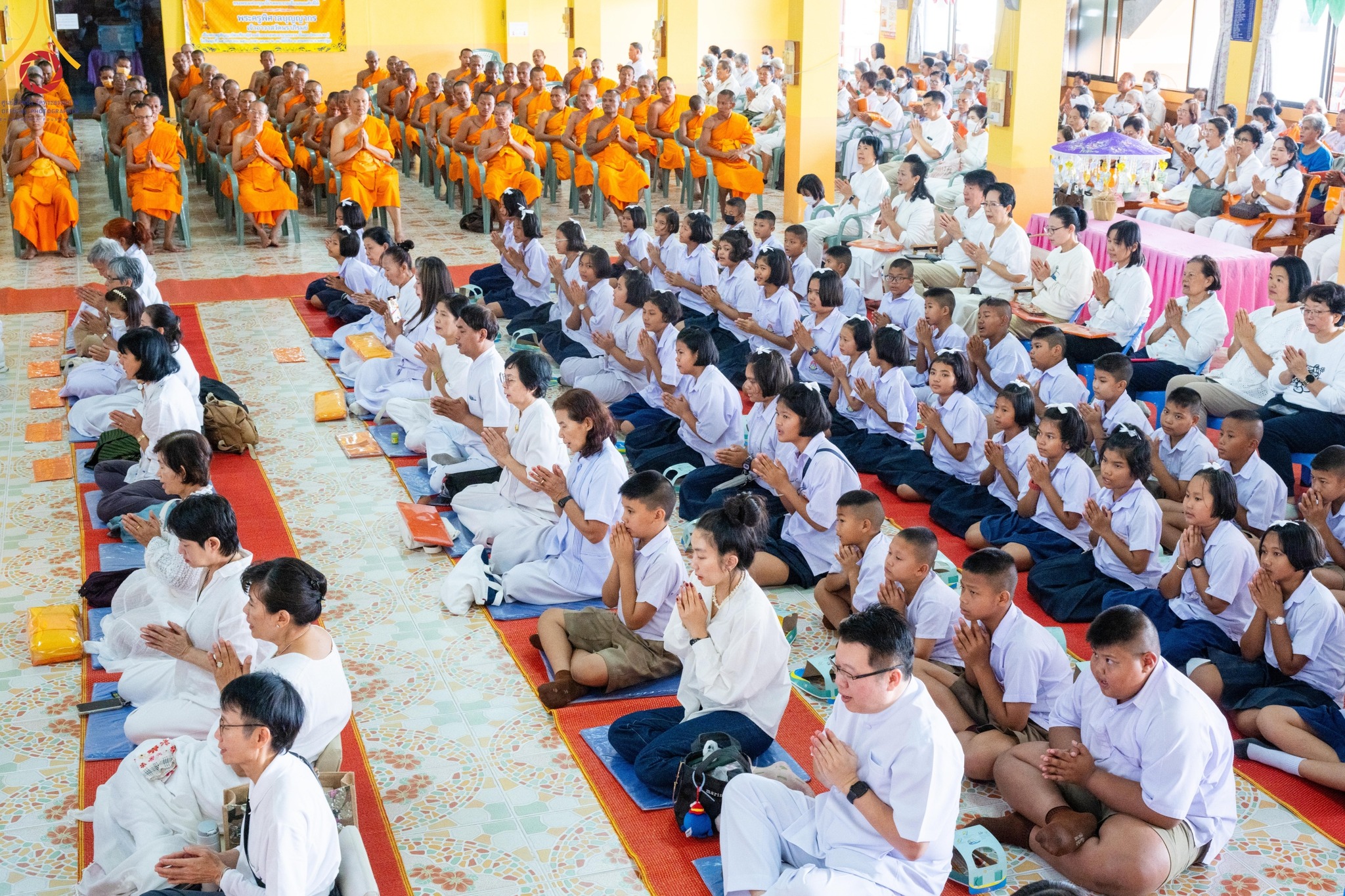 เด็กดี V-Star ร่วมพิธีทอดผ้าป่า ทำนุบำรุงศาสนสถาน