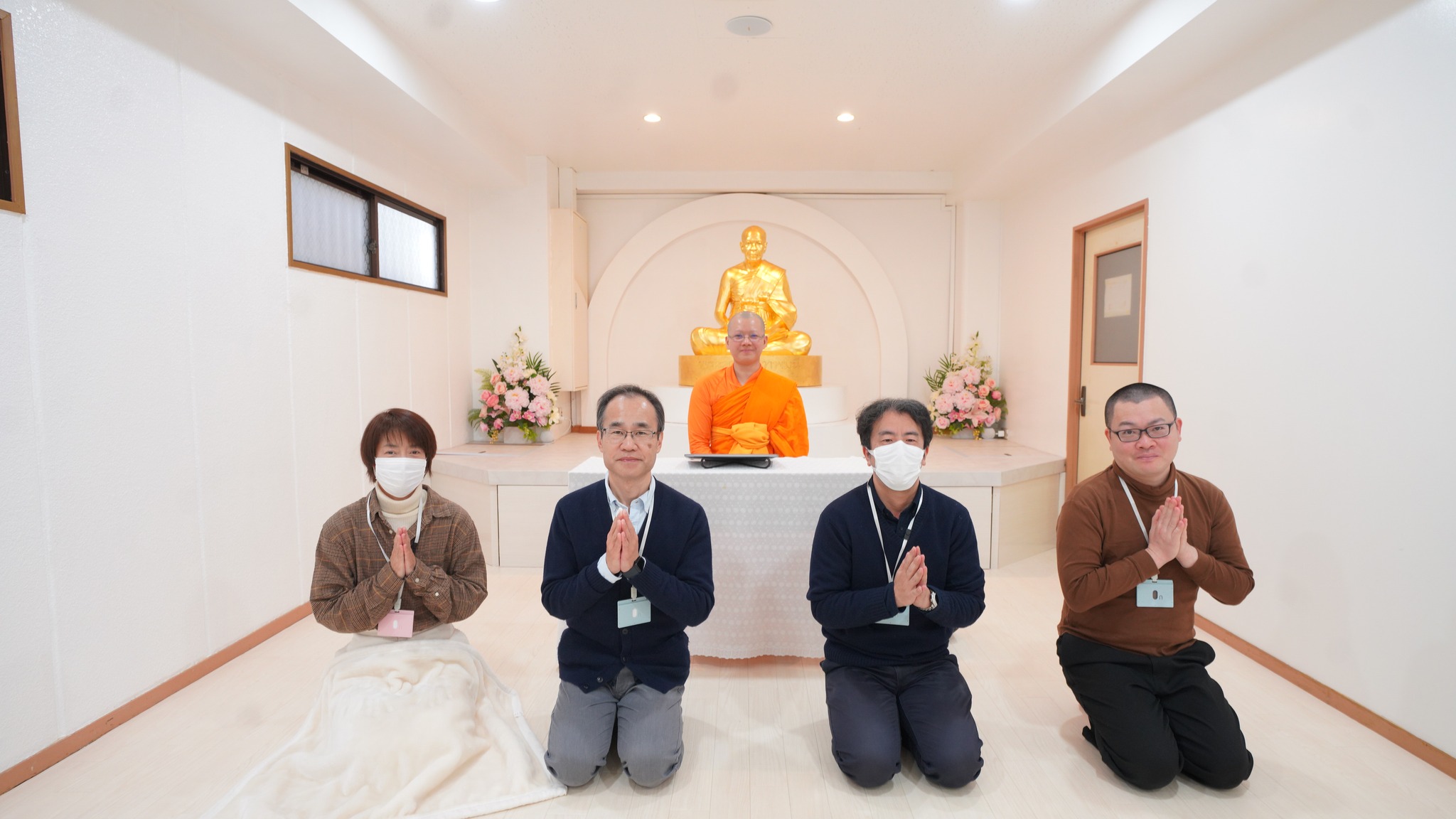 วัดพระธรรมกายโอซาก้า จัดปฏิบัติธรรมชาวญี่ปุ่น