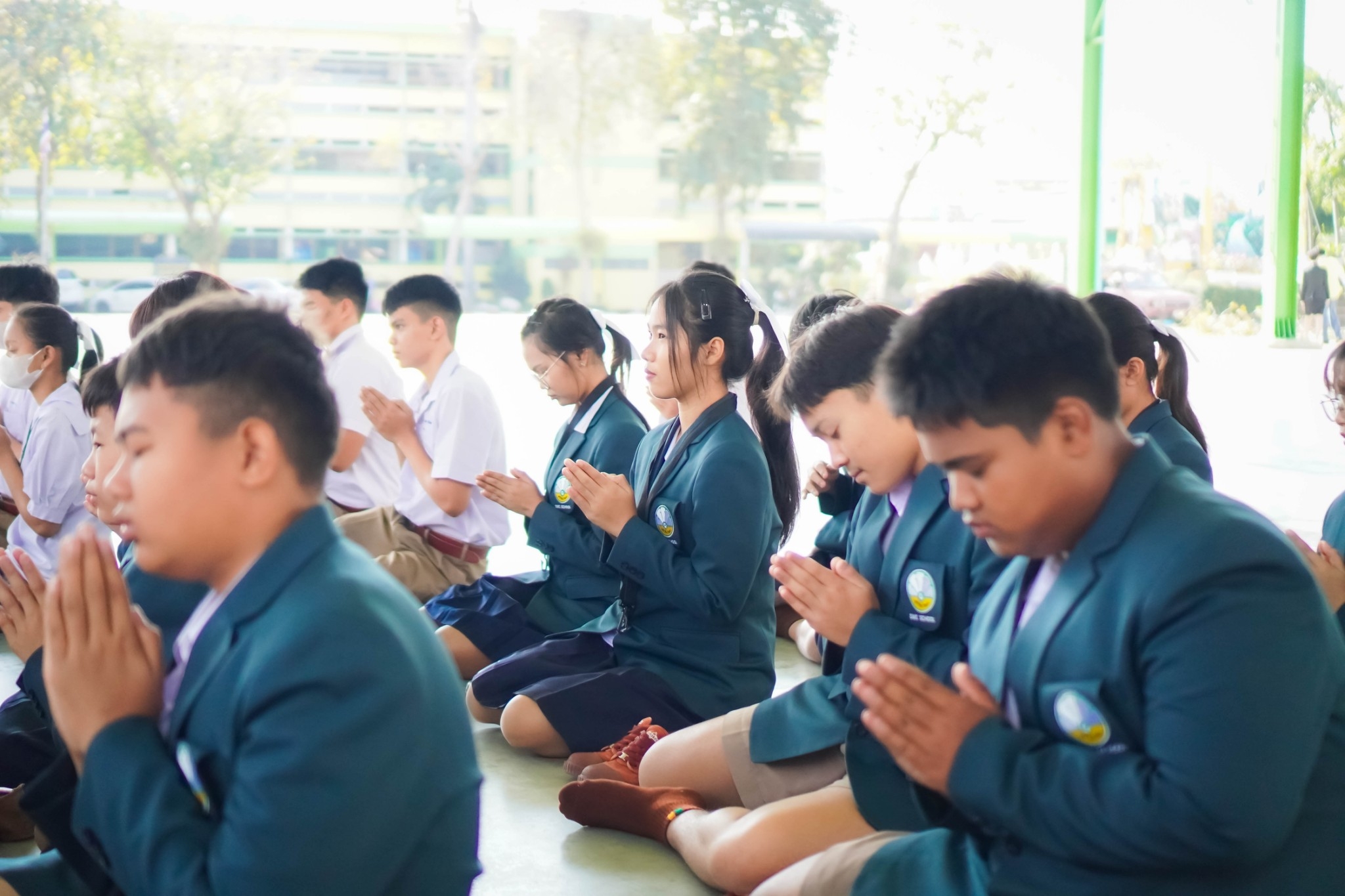 V-Marching Band ประชาสัมพันธ์แจ้งข่าวธรรมยาตรา ปีที่ 13 รอบพระปฐมเจดีย์ จ.นครปฐม