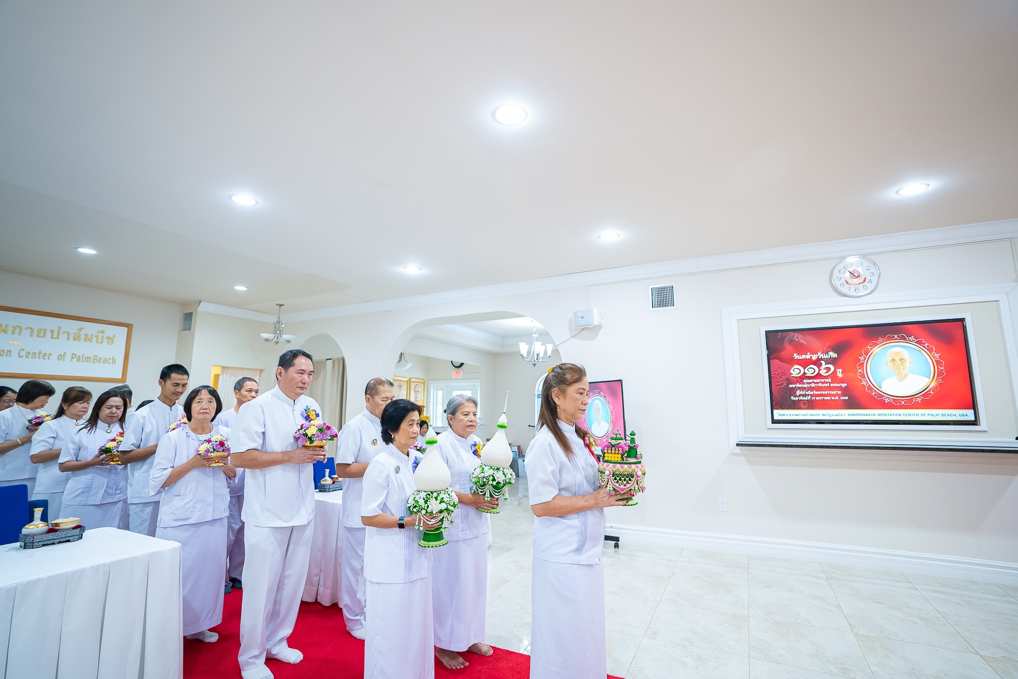 วัดพระธรรมกายปาล์มบีช จัดงานบุญ 116 ปี คุณยายอาจารย์ฯ