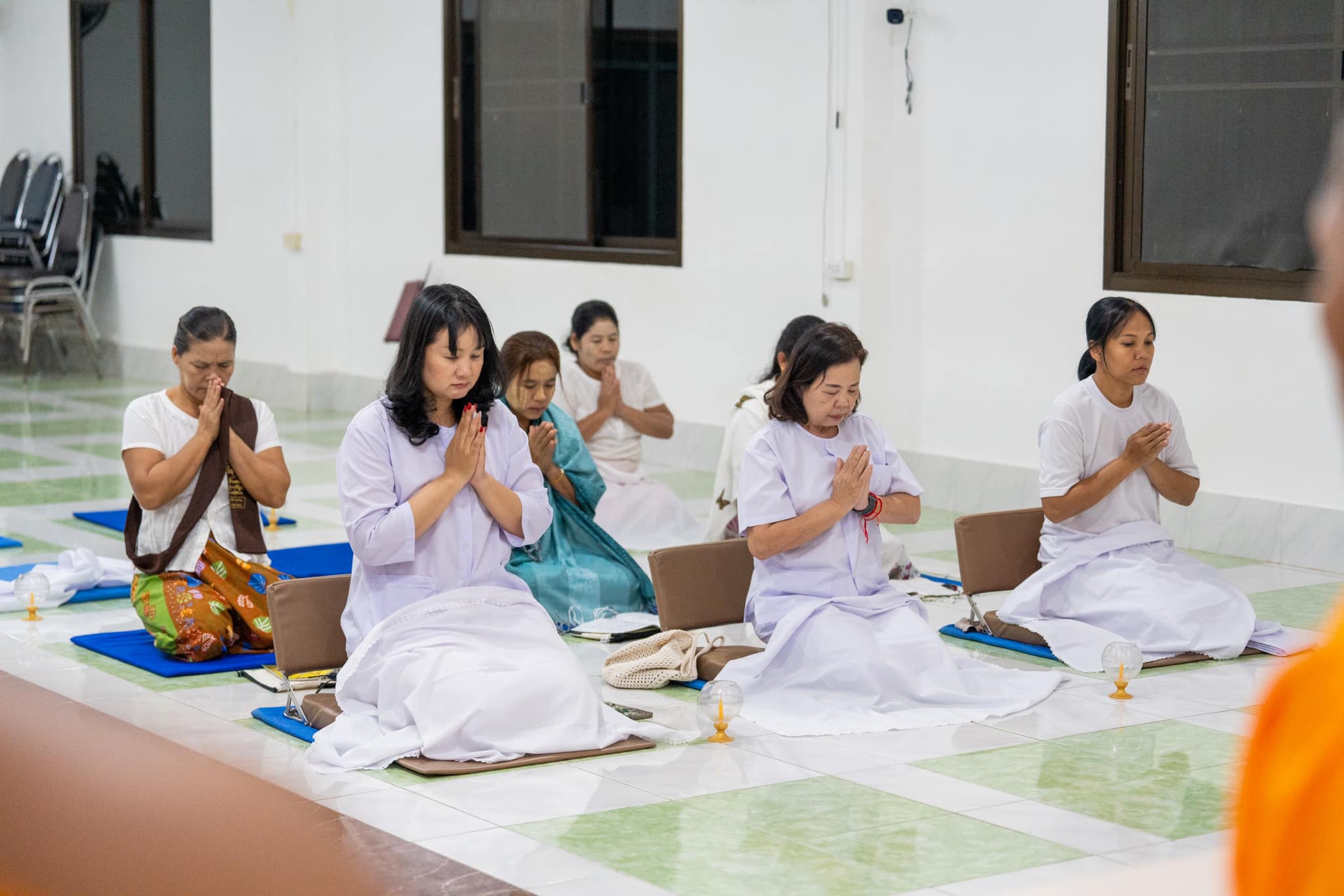 ศูนย์ปฏิบัติธรรมสุราษฎร์ธานี จัดกิจกรรมงานบุญวันพระ