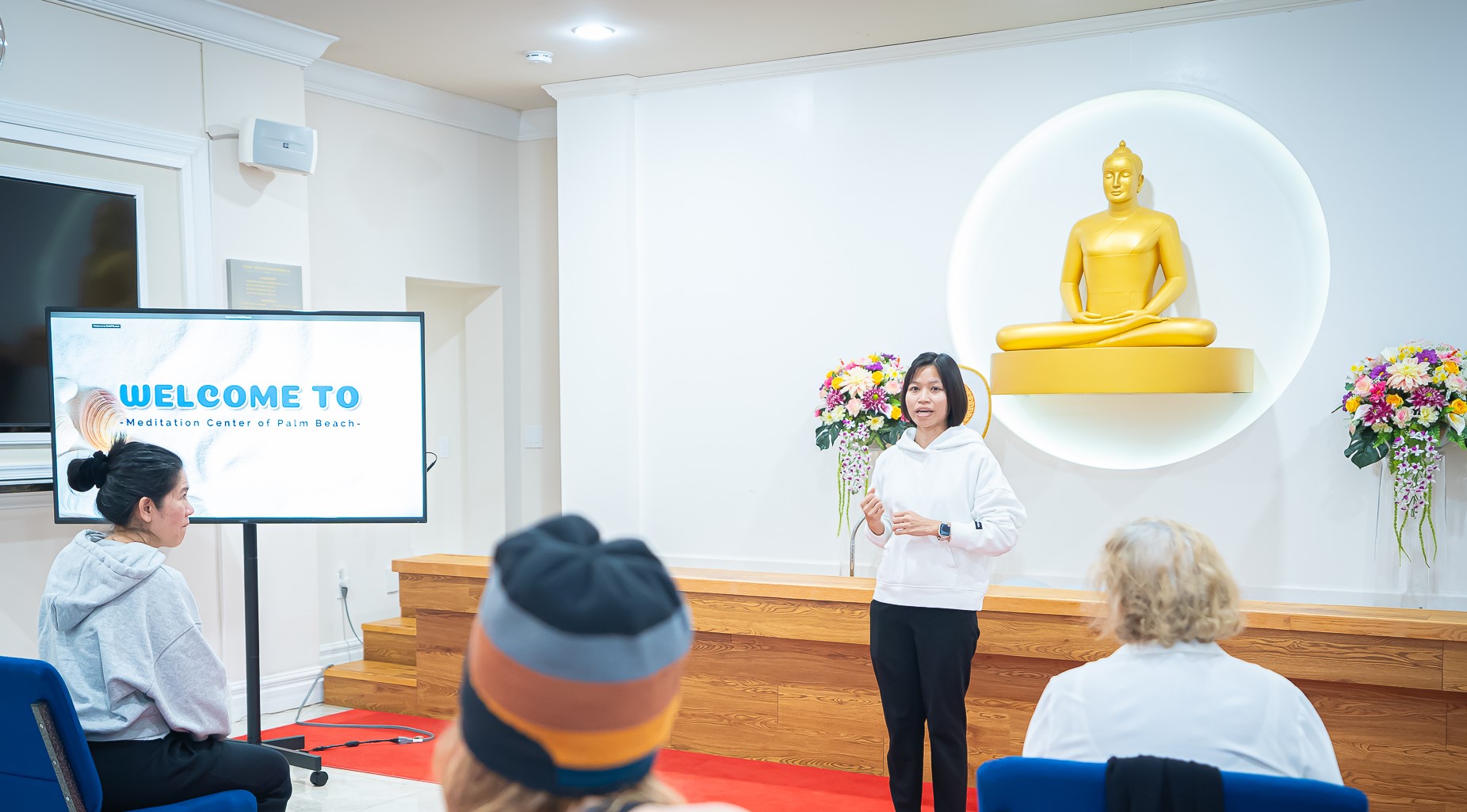 วัดพระธรรมกายปาล์มบีช จัดปฏิบัติธรรมชาวท้องถิ่น