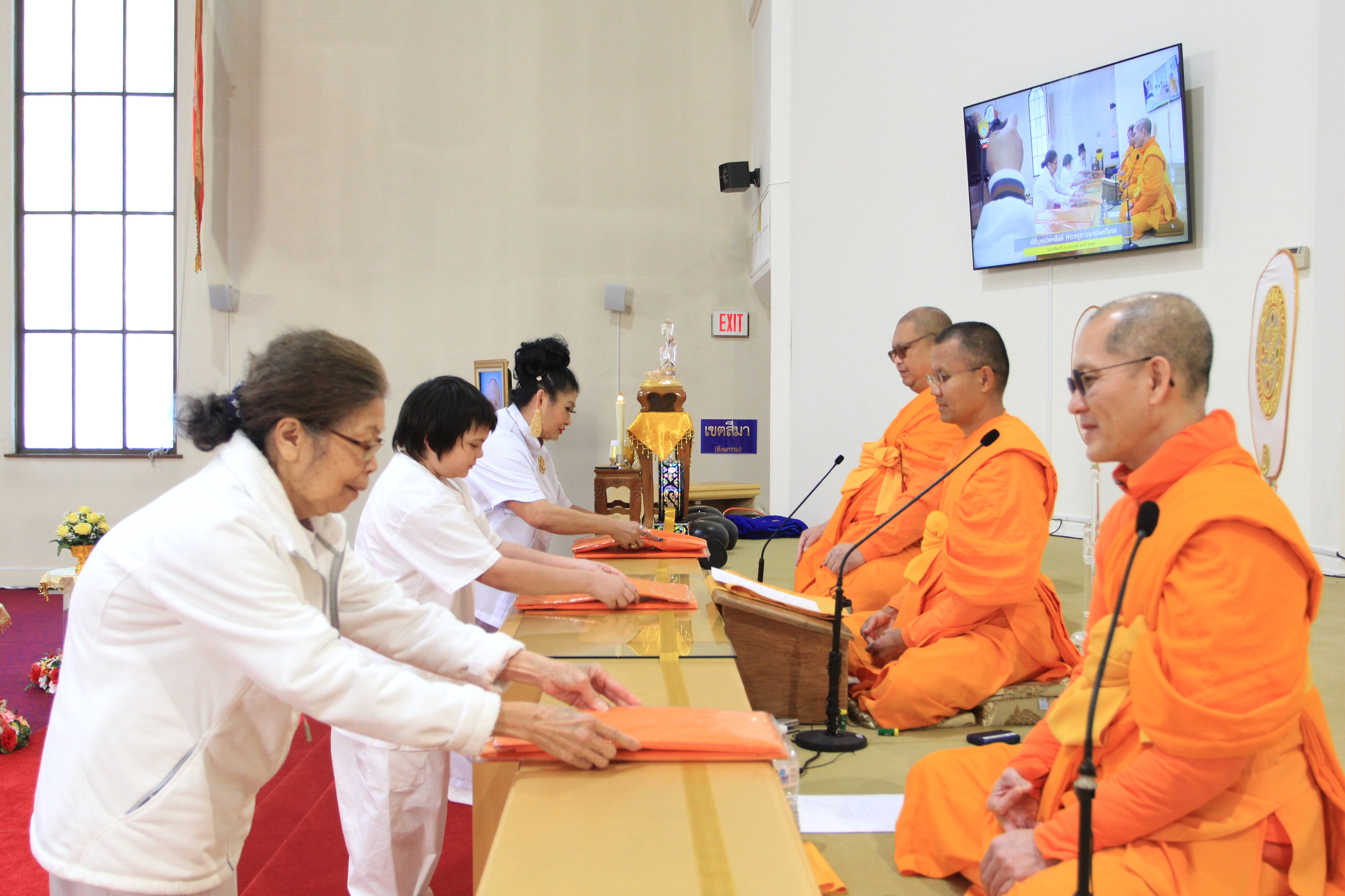 วัดพระธรรมกายออเรกอน จัดพิธีบุพเปตพลี