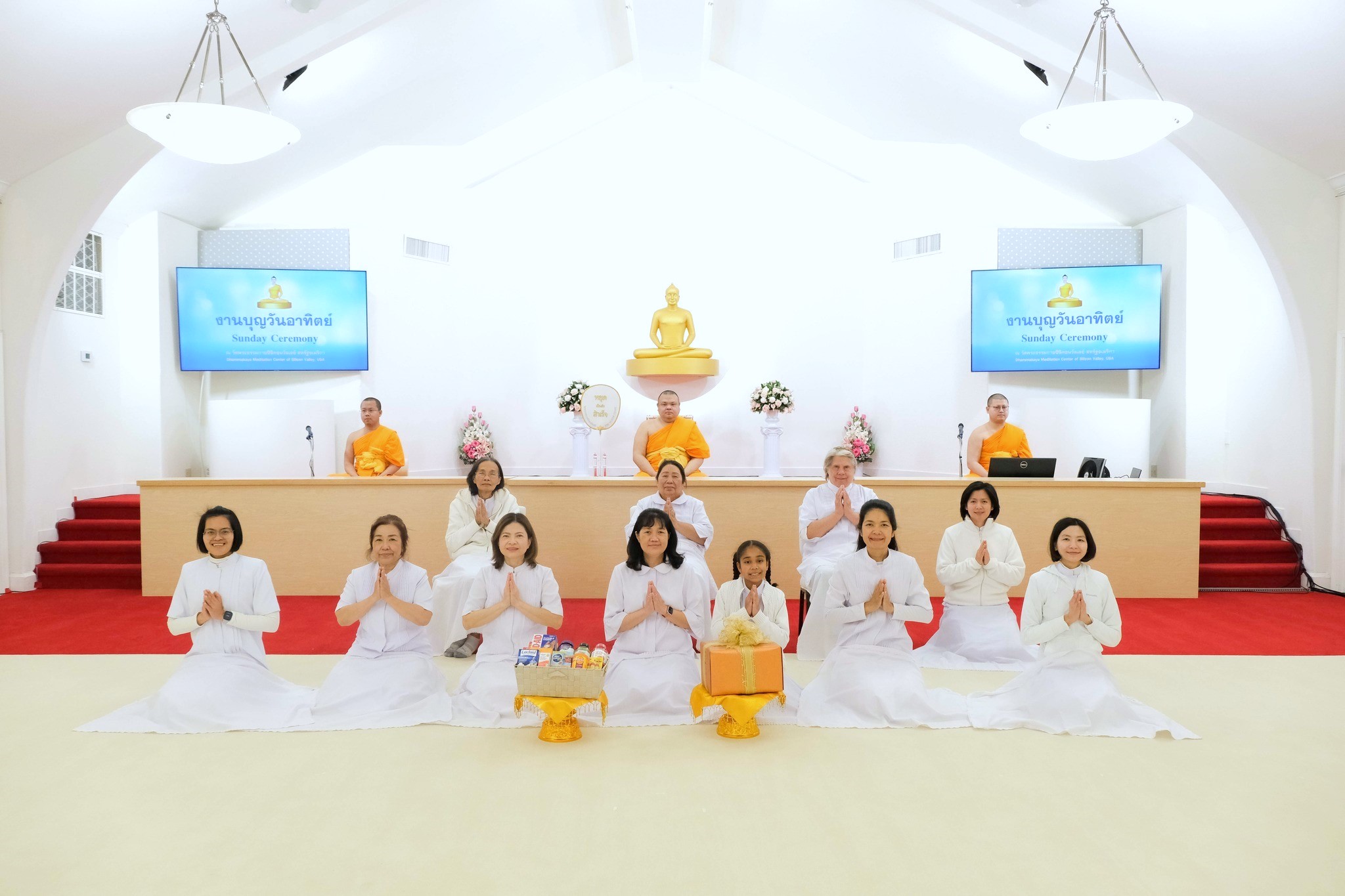 วัดพระธรรมกายซิลิคอนวัลเลย์ จัดงานบุญวันอาทิตย์