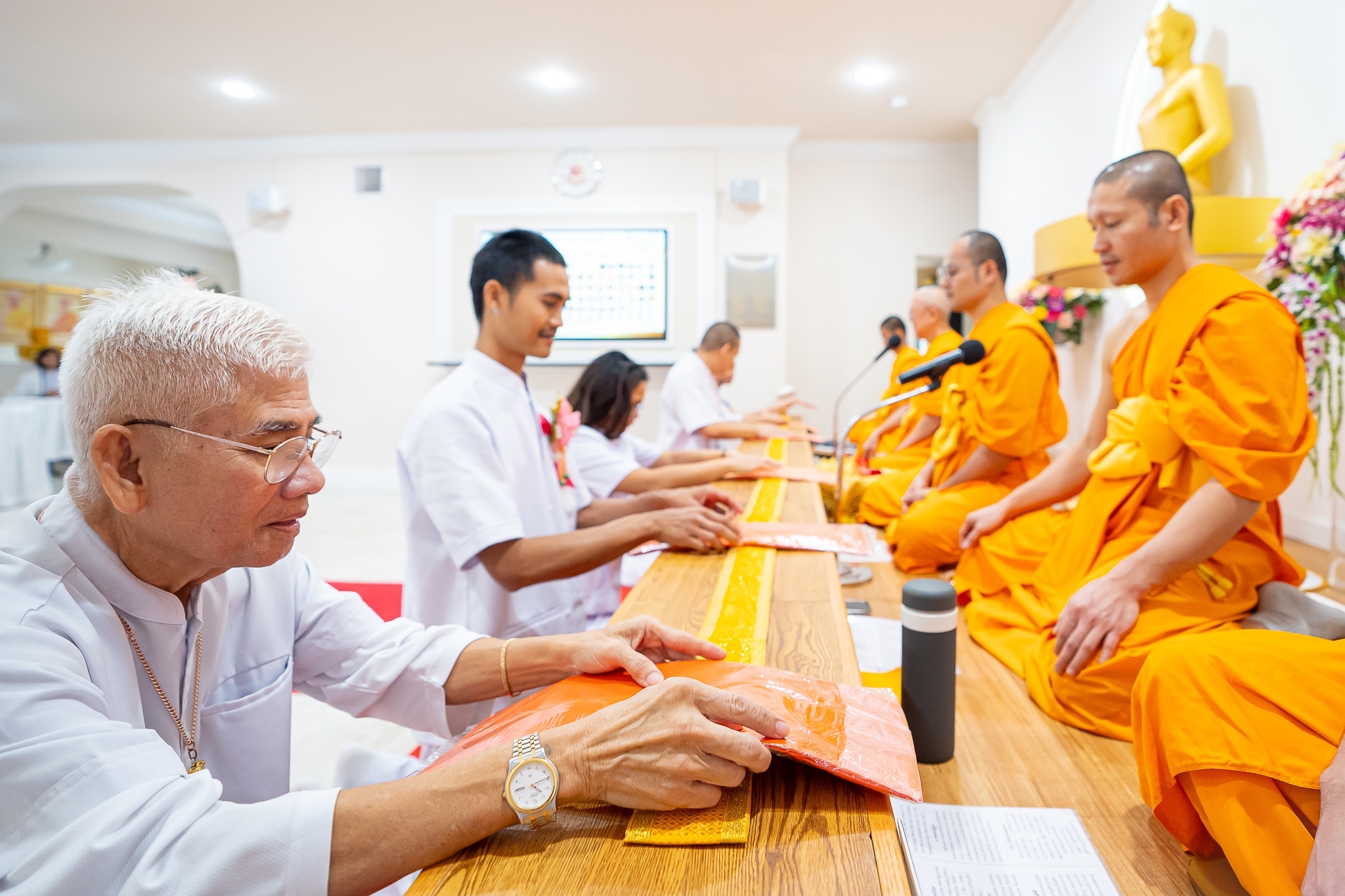 วัดพระธรรมกายปาล์มบีช จัดพิธีบุพเปตพลี