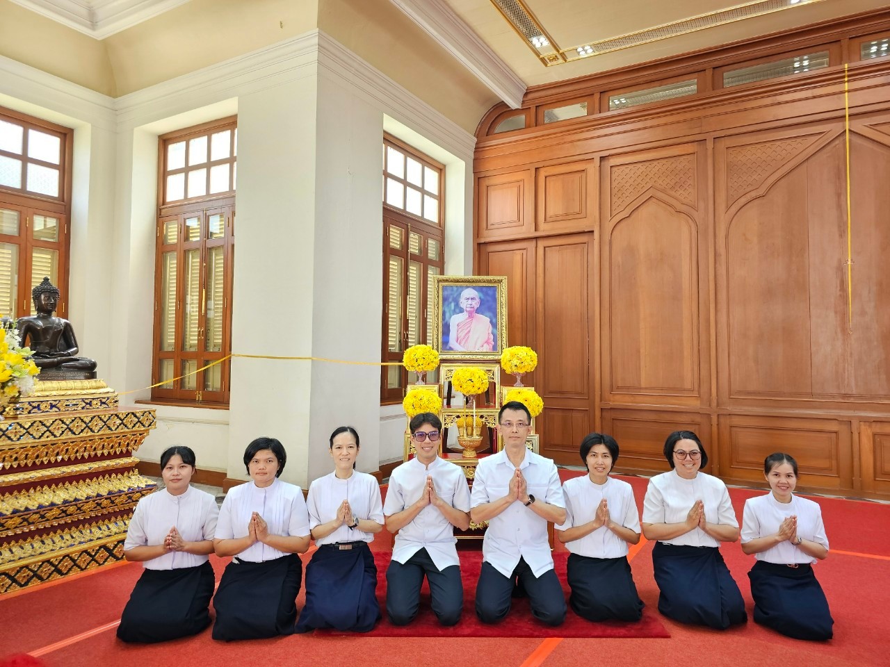 ชมรมพุทธศาสตร์สากล ร่วมพิธีบำเพ็ญกุศลวันคล้ายวันมรณภาพ ปีที่ 11 พระเดชพระคุณพระพุทธวรญาณ
