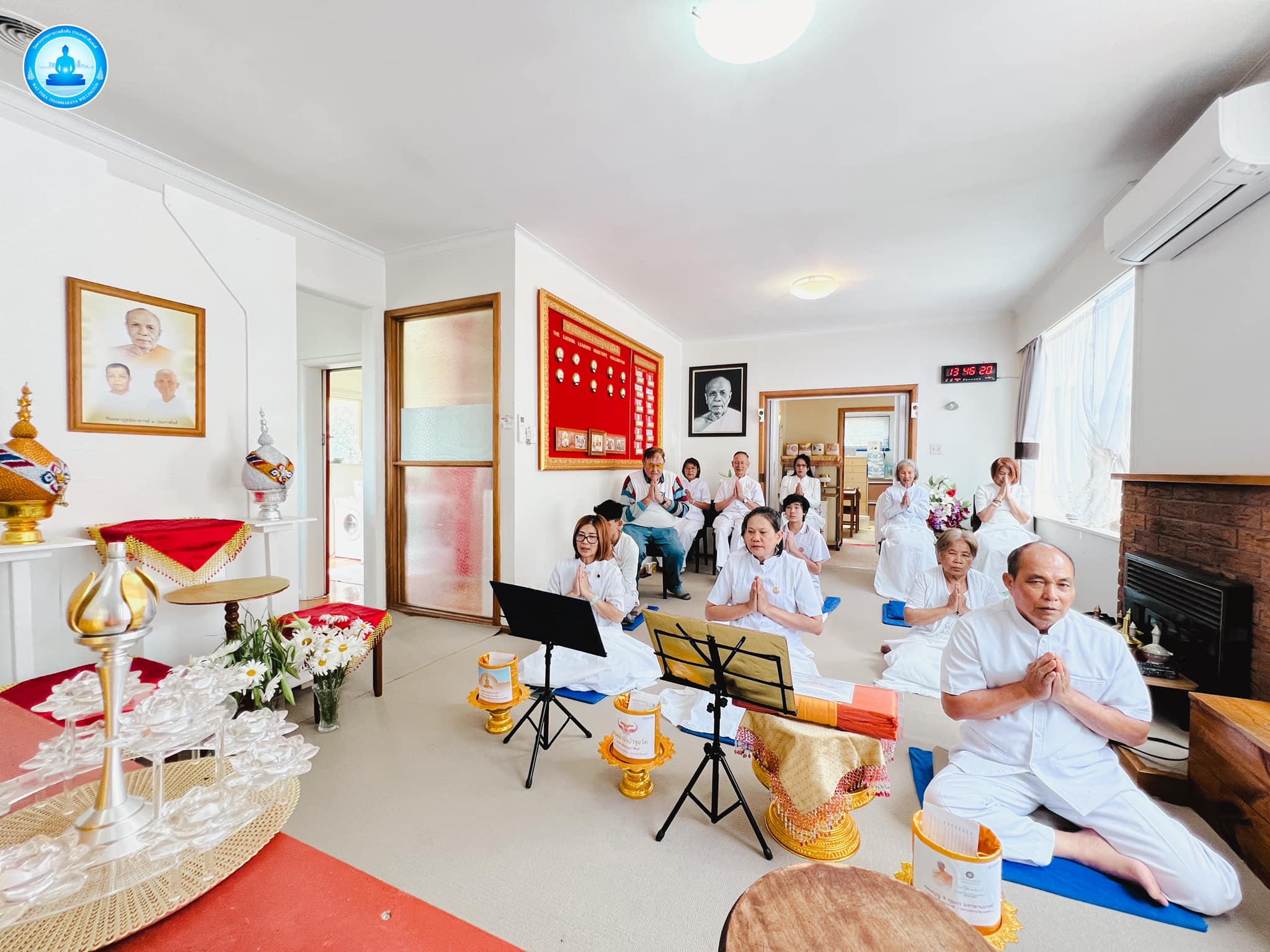 วัดพระธรรมกายเวลลิงตัน จัดพิธีบูชาข้าวพระ