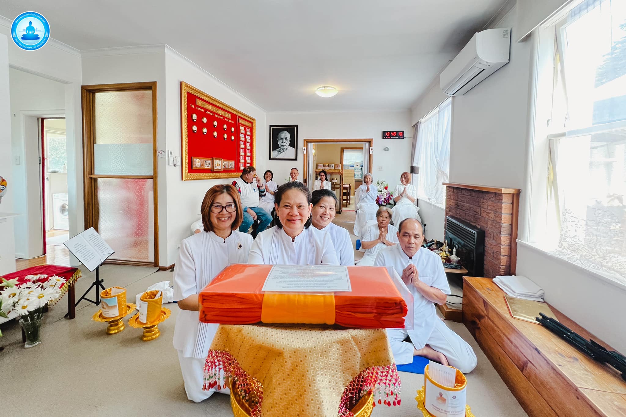 วัดพระธรรมกายเวลลิงตัน จัดพิธีบูชาข้าวพระ