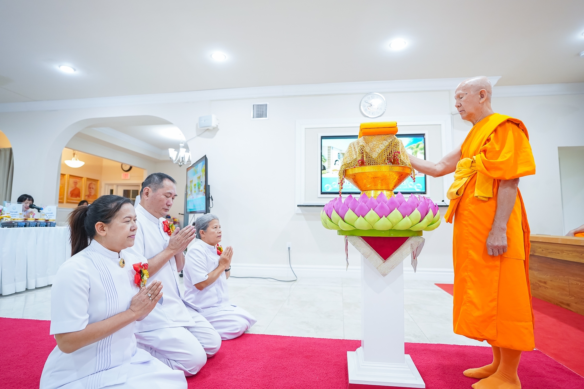 วัดพระธรรมกายปาล์มบีช จัดงานบุญบูชาข้าวพระ